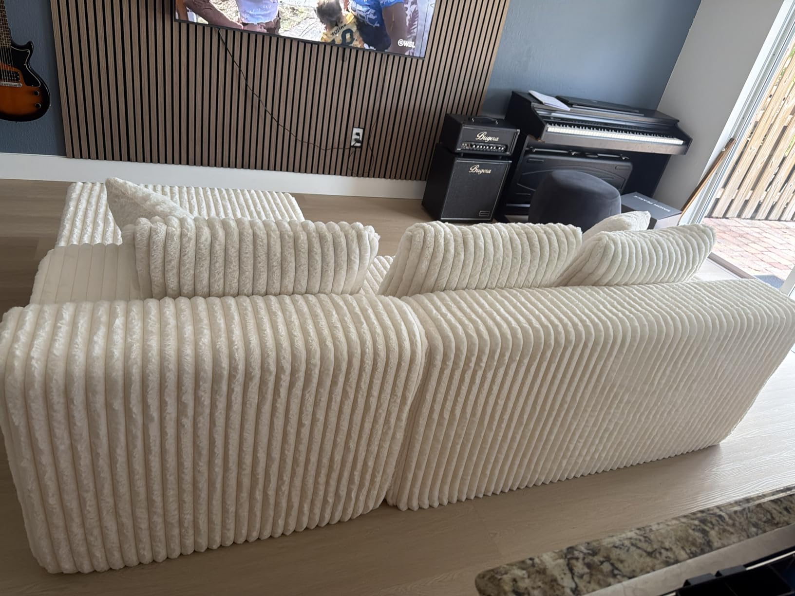 Hobestluk Boneless Couch Modular Sectional Sofa L-Shape Lounge Cloud Couch customer photo 1