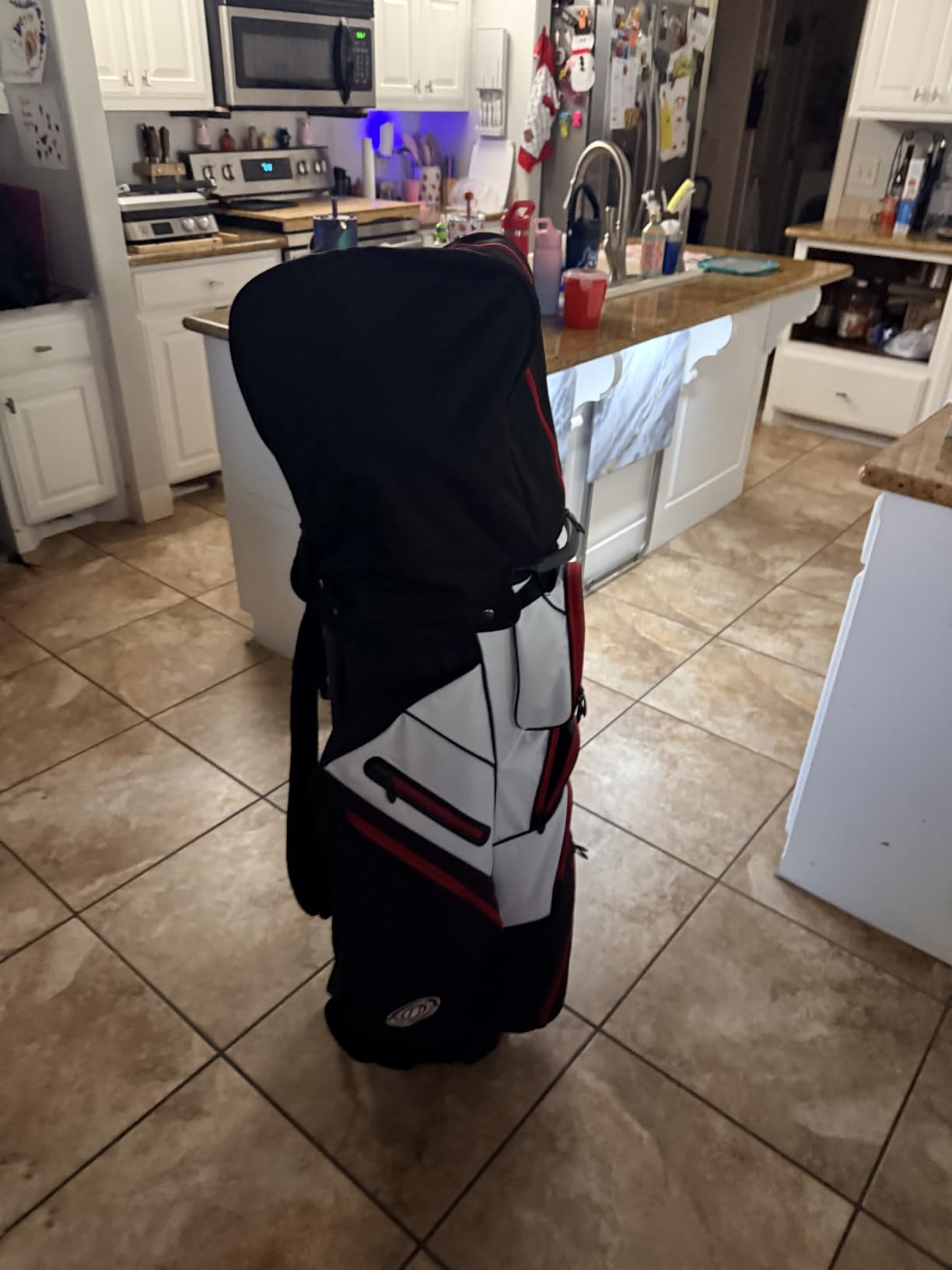 Shopsource 14 Way Golf Cart Bag with Molded Lock Top n Upgrade 900D Oxford customer photo 2