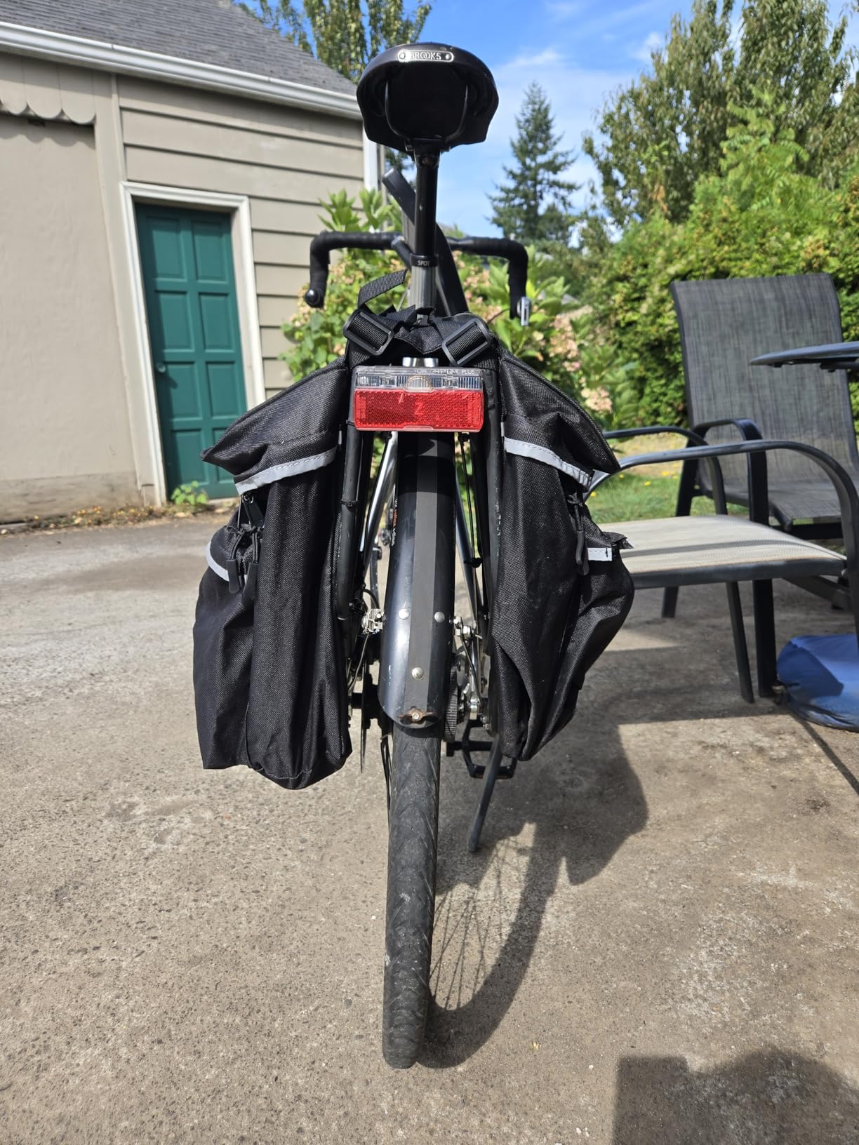 ANCHOM Bike Panniers with Rain Cover, 34L Bicycle Saddle Bags for Rear Rack customer photo 2