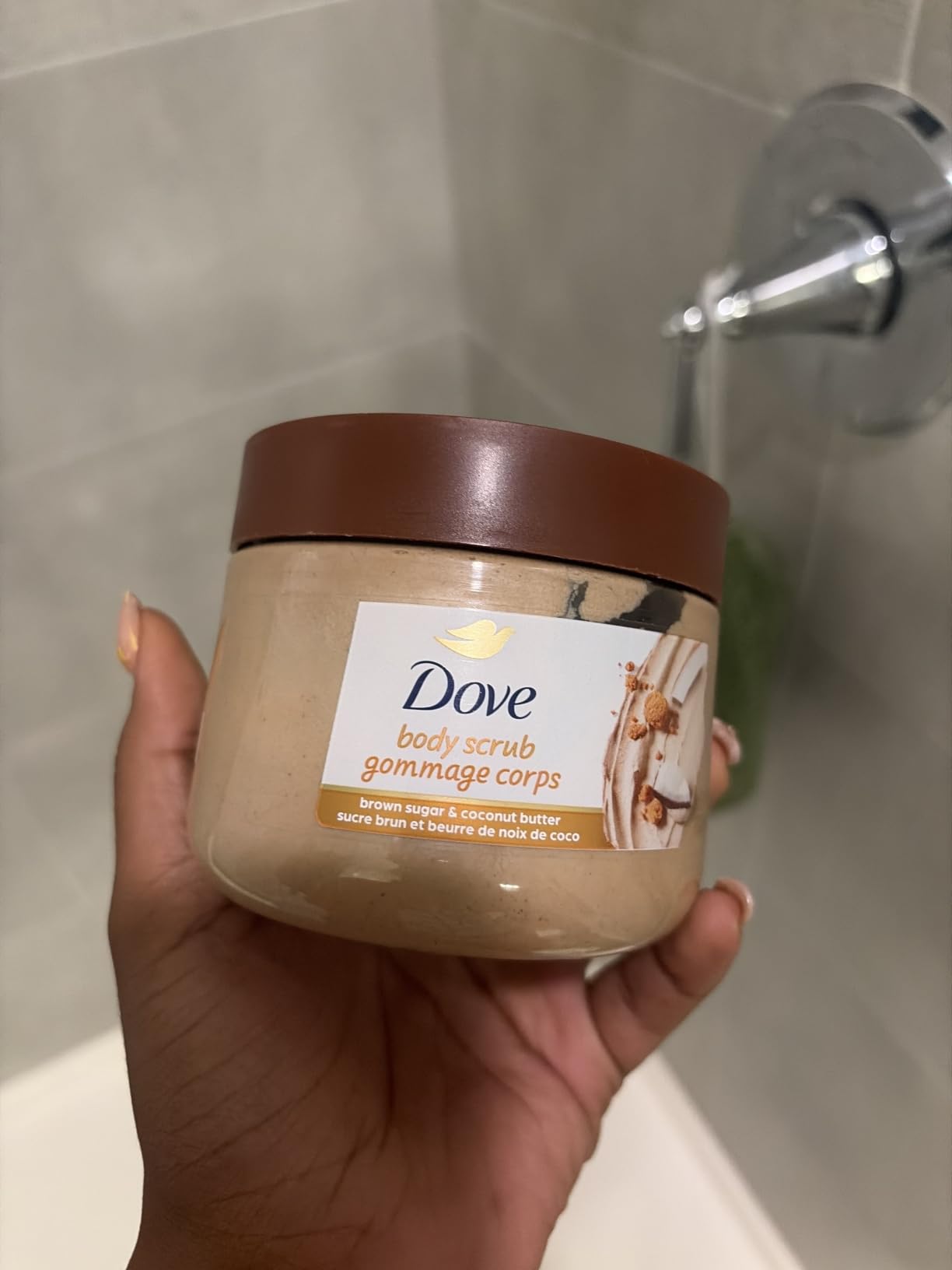 Dove Brown Sugar and Coconut Butter Body Scrub Exfoliates and Deeply 15 oz customer photo 1