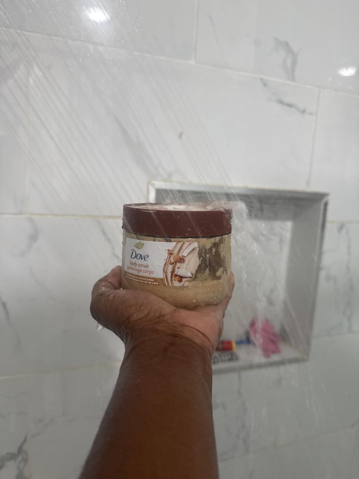 Dove Brown Sugar and Coconut Butter Body Scrub Exfoliates and Deeply 15 oz customer photo 2
