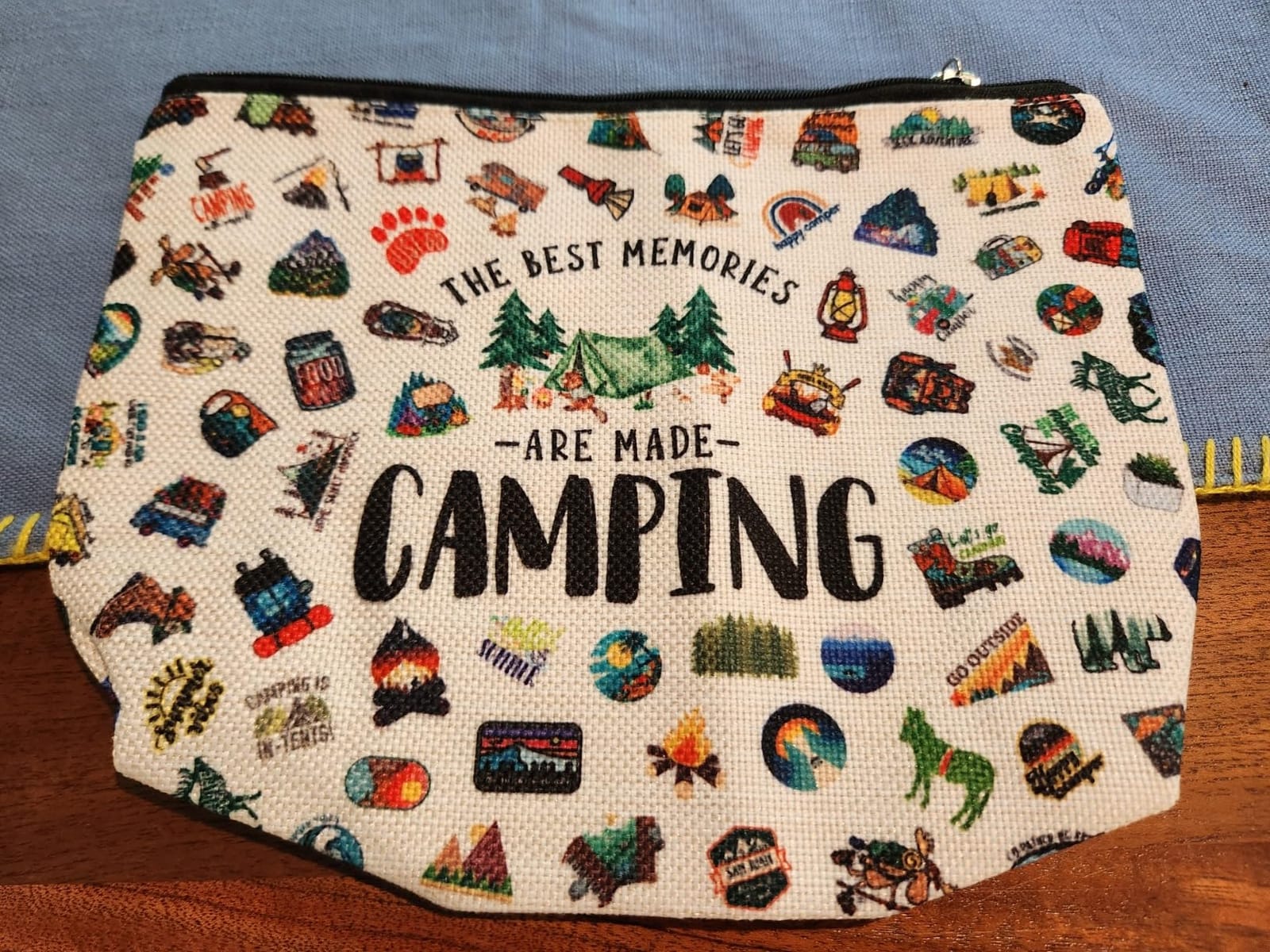 Hiking Gifts for Women, Hiking Gear, Hiker Accessories, Outdoor Makeup Bag for Hiker Camper Mountain Nature Lover Gift Camping Gift customer photo 1