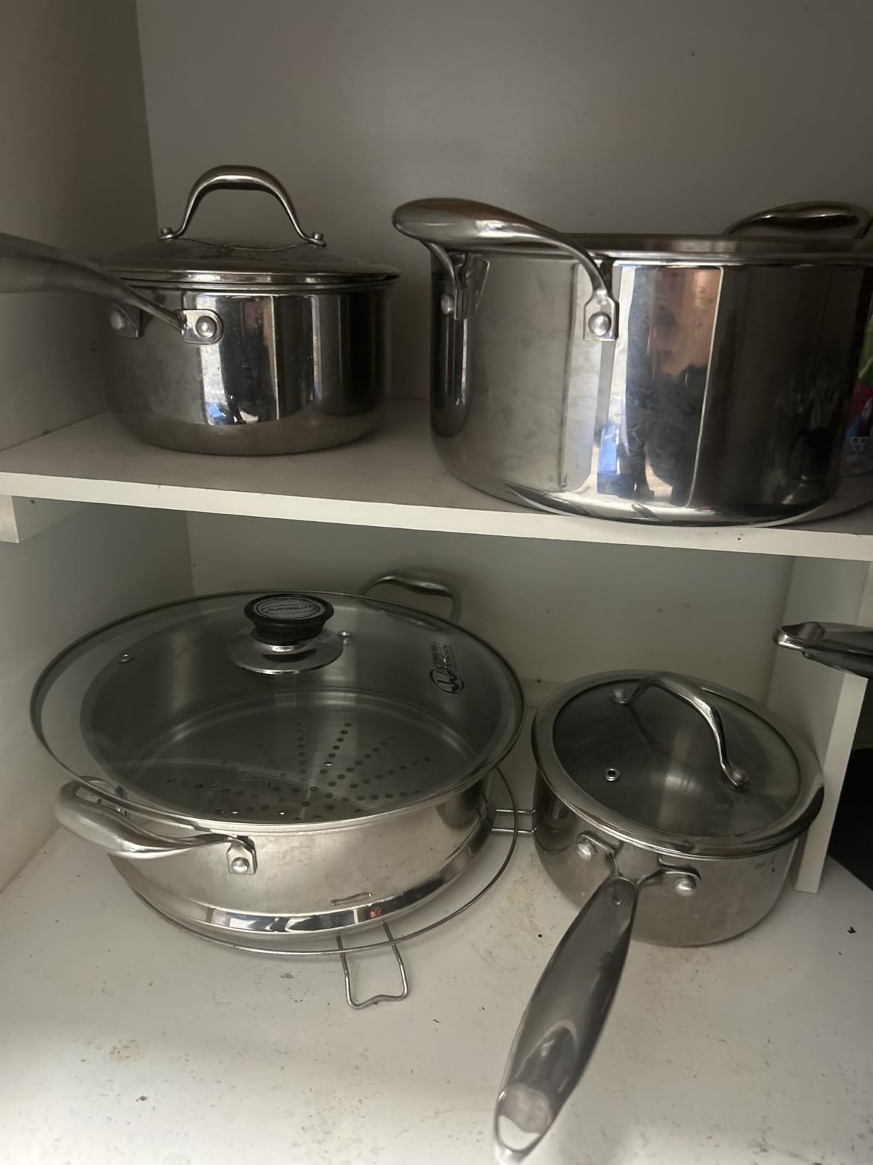EWFEN 3 Ply Stainless Steel 11-Piece Cookware Set with Lids, Pots and Pans Kitchen Set, Non-Toxic, Induction, Oven, Dishwasher Safe, Professional Chef Quality customer photo 1