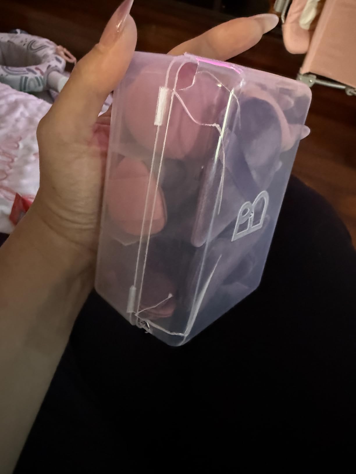 Makeup Sponge Set BS-MALL Triangle Puff 14PCS Non-Latex Beauty Blender Sponges with Travel Case, Soft Makeup Puff for Foundation, Concealer, Cream & Powder, Face & Eye Blending for Sensitive Skin customer photo 2