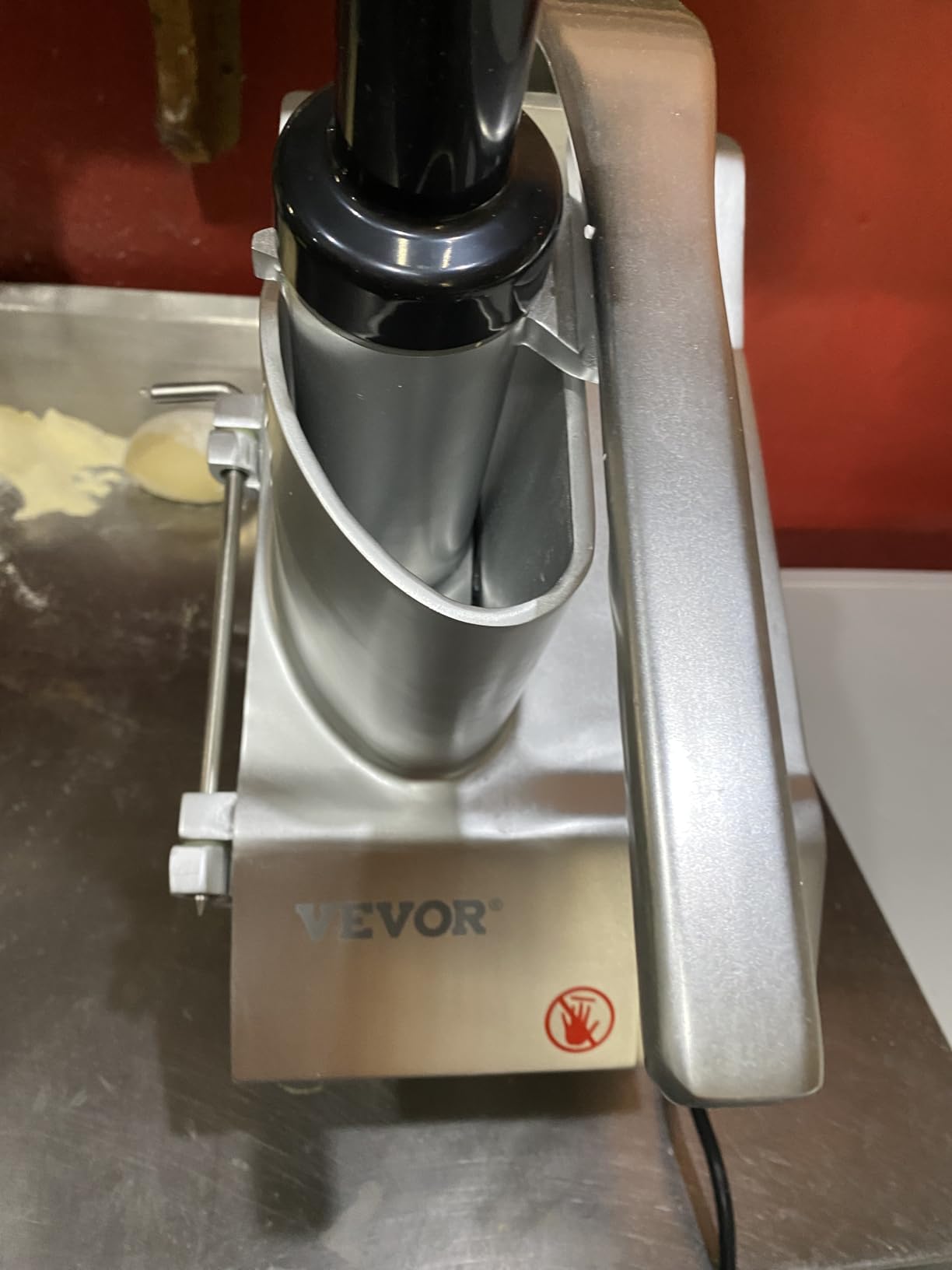VEVOR Food Processor & Vegetable Chopper, 2 Feeding Holes Food-Grade Stainless Steel Food Processor Chopper with Detachable 6 Blades, 3mm/5mm/7mm/10mm Shredder, 2mm/4mm Slicer, for Vegetables, Fruit customer photo 1