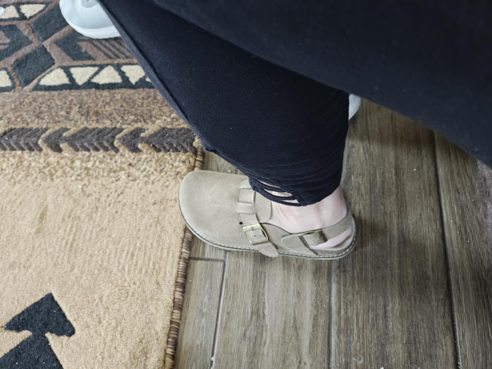 CUSHIONAIRE Brooklyn Genuine Suede Slingback Clogs for Women with Buckle customer photo 1
