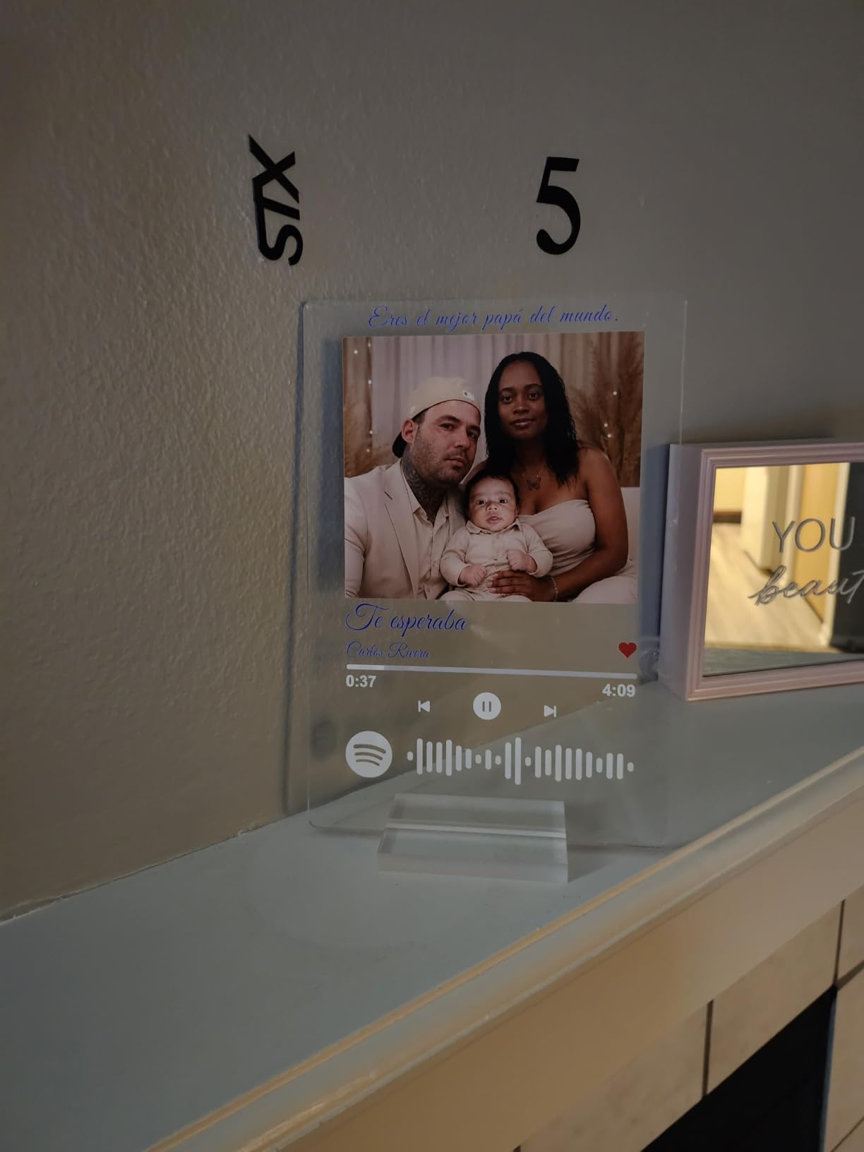 Custom Spotify Plaque Personalized Anniversary Birthday Gifts for Women Men customer photo 1