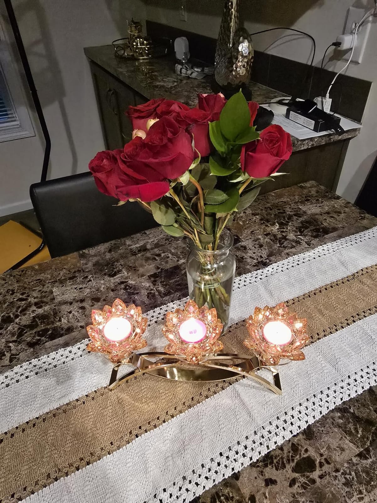 Crystal Candle Holder, 5.6