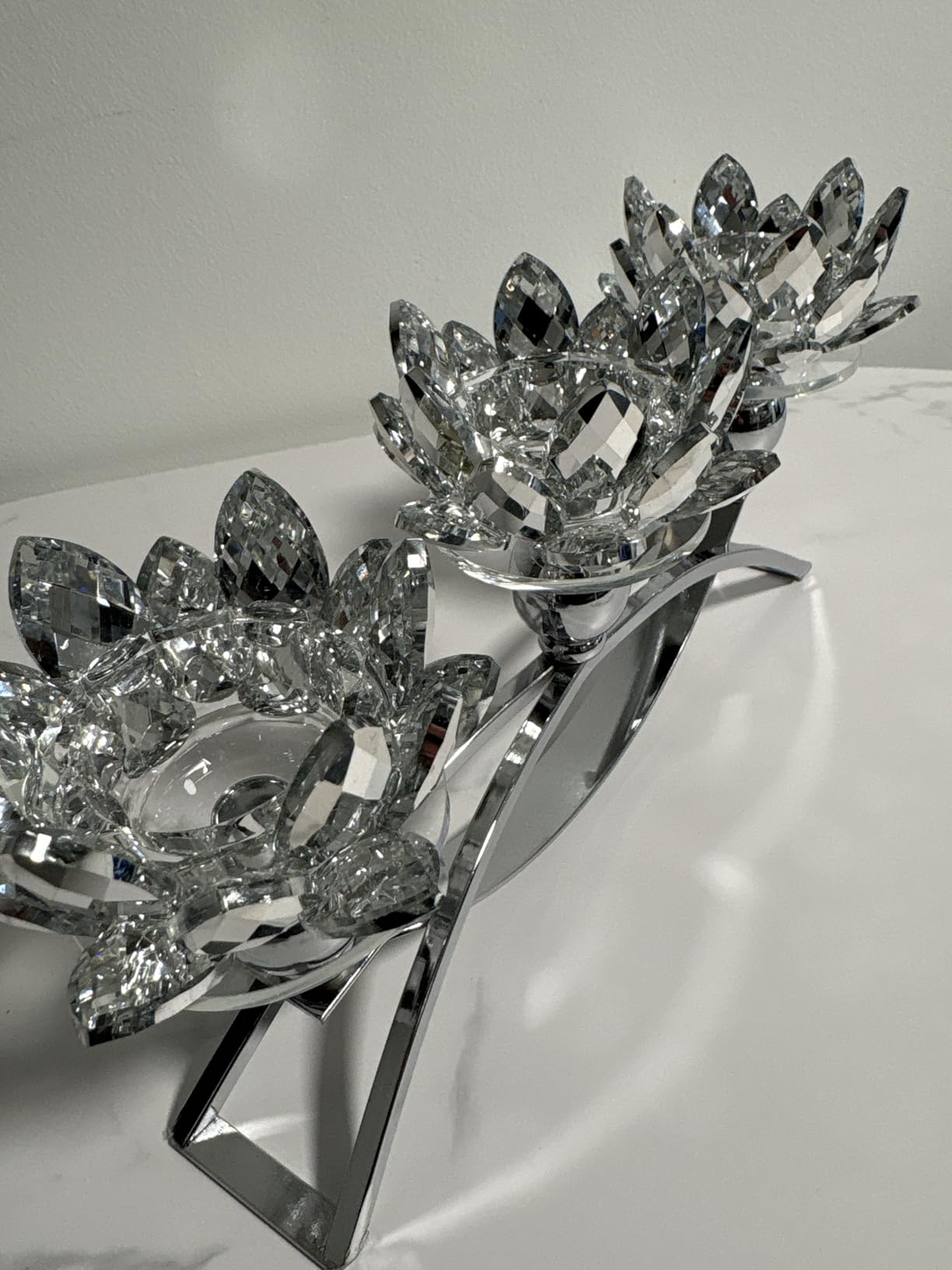 Crystal Candle Holder, 5.6