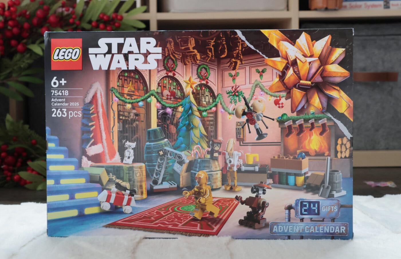 LEGO Star Wars Advent Calendar 2025 Kids Toy - Holiday Countdown Playset with 24 Toys for Boys & Girls, Ages 6+ - Includes C-3PO & BB-8 Figures - Star Wars Gift Idea for Christmas - 75418 customer photo 2