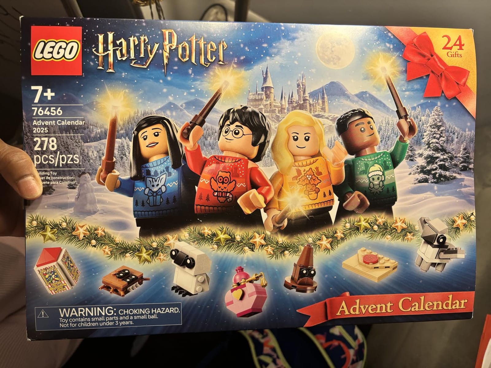 Lego Harry Potter Advent Calendar 2025 Kids Toy - Holiday Countdown for Boys & Girls, 7+ - 24 Buildable Surprises, Including Harry, Draco & Luna Minifigures - Kids Gift Idea for Christmas - 76456 customer photo 1