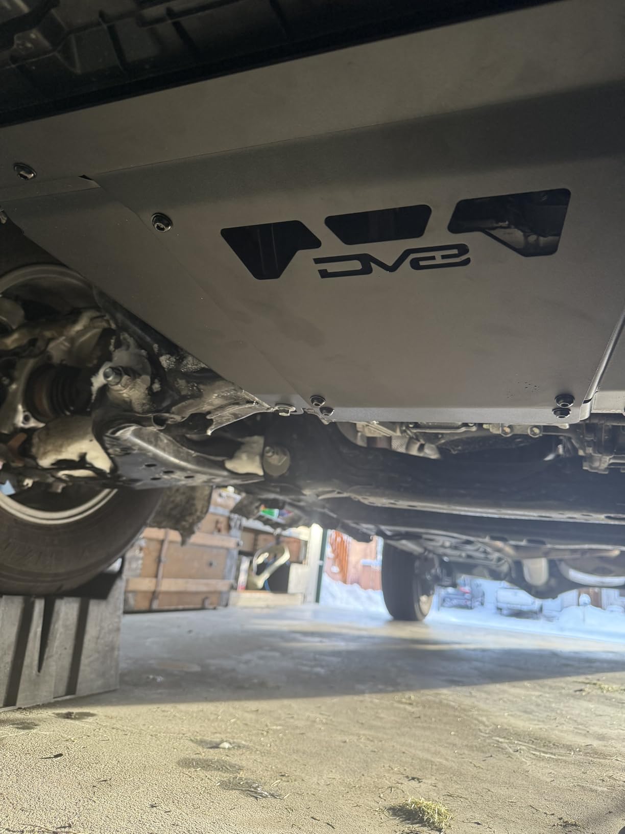 DV8 Front Skid Plate for 2024-2026 Toyota Tacoma 4th Gen | 3.5 mm Steel, Bolt-On Install, Intercooler Guard, Micro-Texture Black Finish customer photo 1
