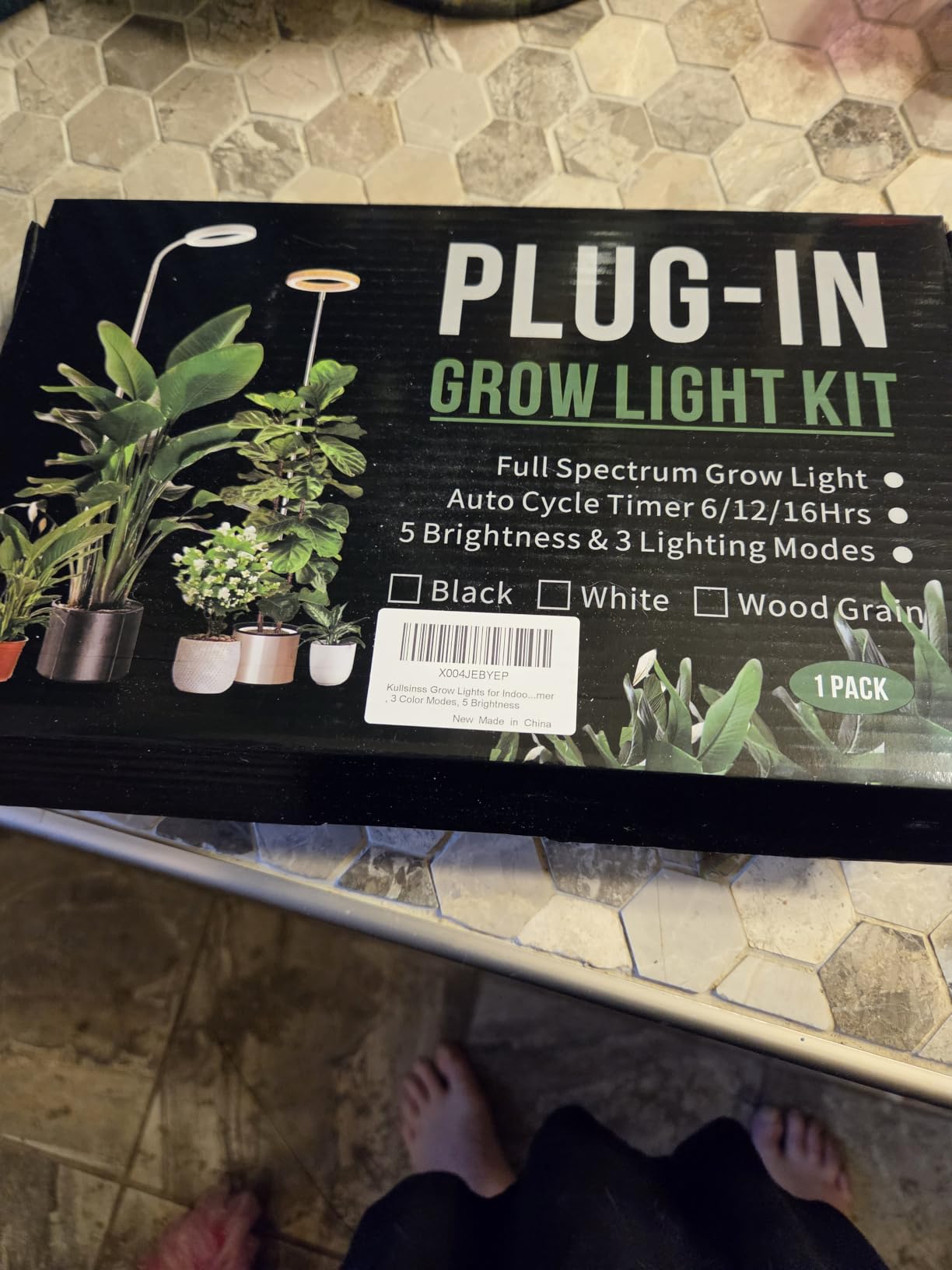 Kullsinss 6.3in Grow Lights for Indoor Plants, Full Spectrum Plant Light customer photo 1