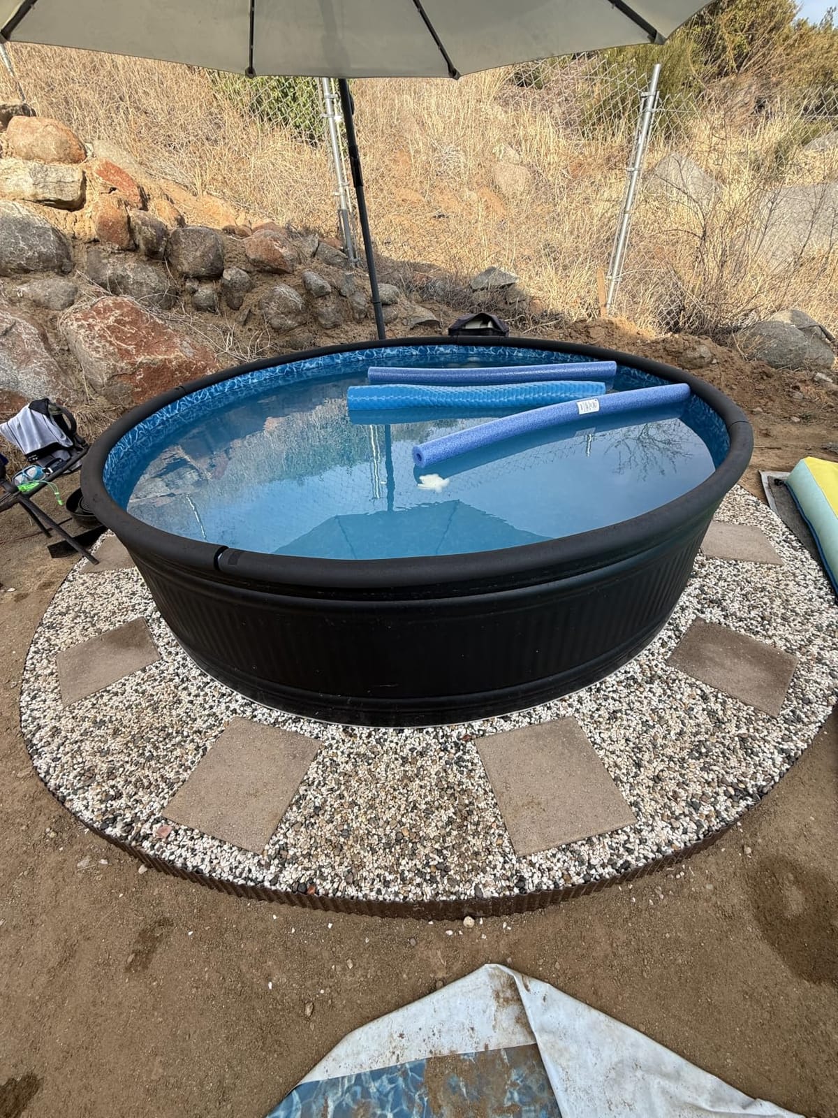 VEVOR 18-ft Round Above Ground Pool Liner, Overlap Pool Liners, Standard Gauge Vinyl, 48-to-54inch Wall Height, Designed for Steel Sided Above-Ground Swimming Pools customer photo 2
