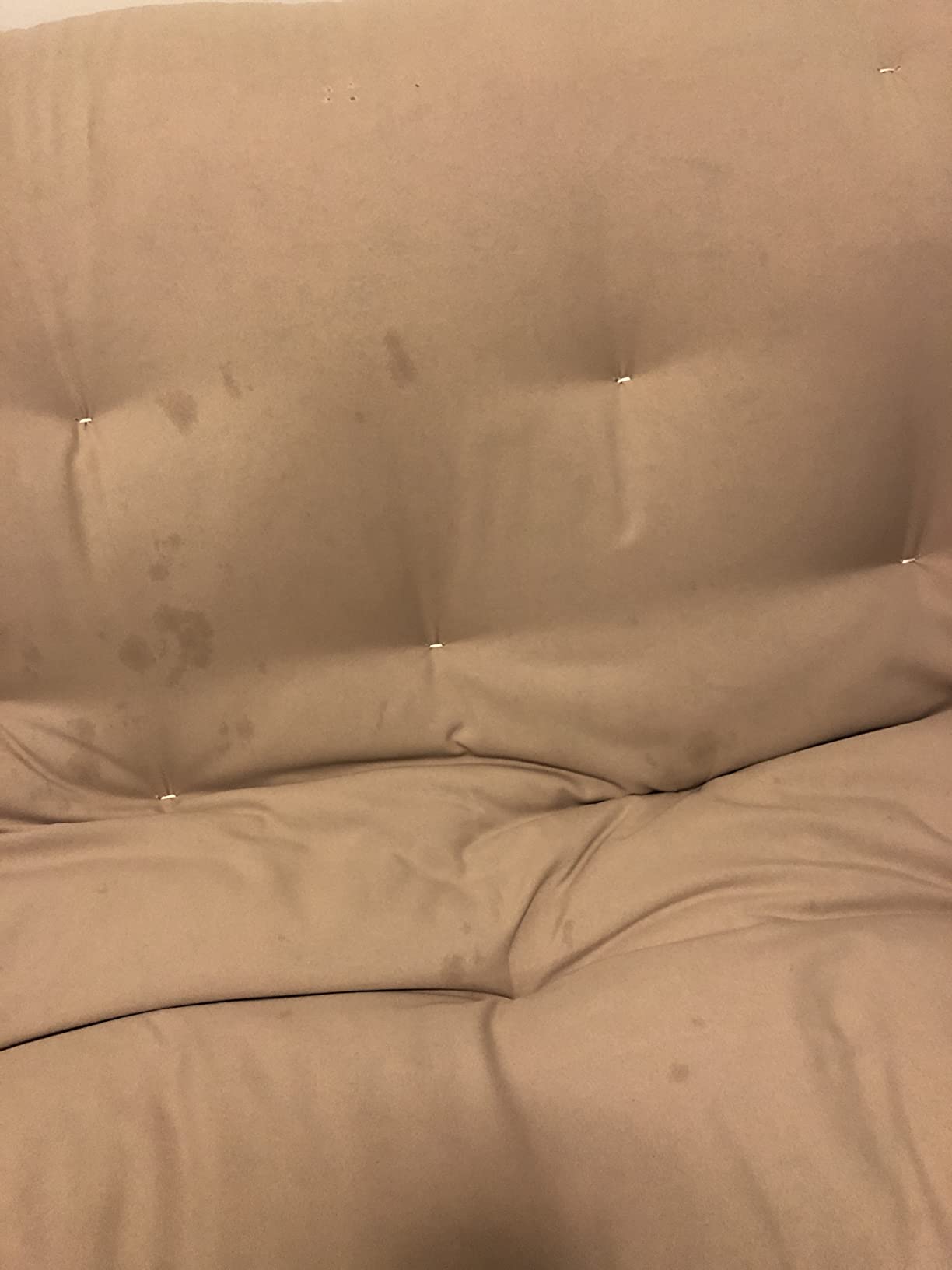 Royal Sleep Products by The Futon Factory 6 inch Foam Futon Mattress - Solid Denim Blue Cover - Full Size - CertiPUR Certified Foams - Made in USA - Replacement Mattress - (Frame not Included) customer photo 1