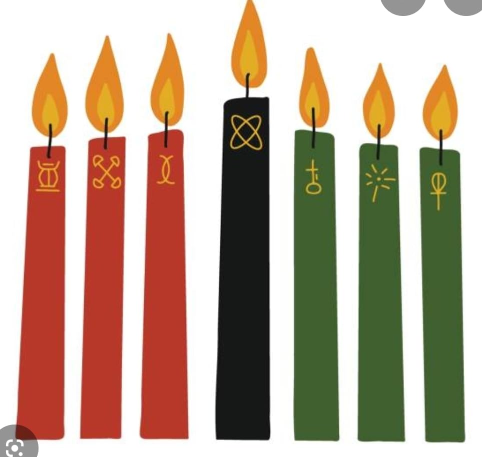Wooden Kwanzaa Decor Handmade Wooden Kinara, Wood Color customer photo 1