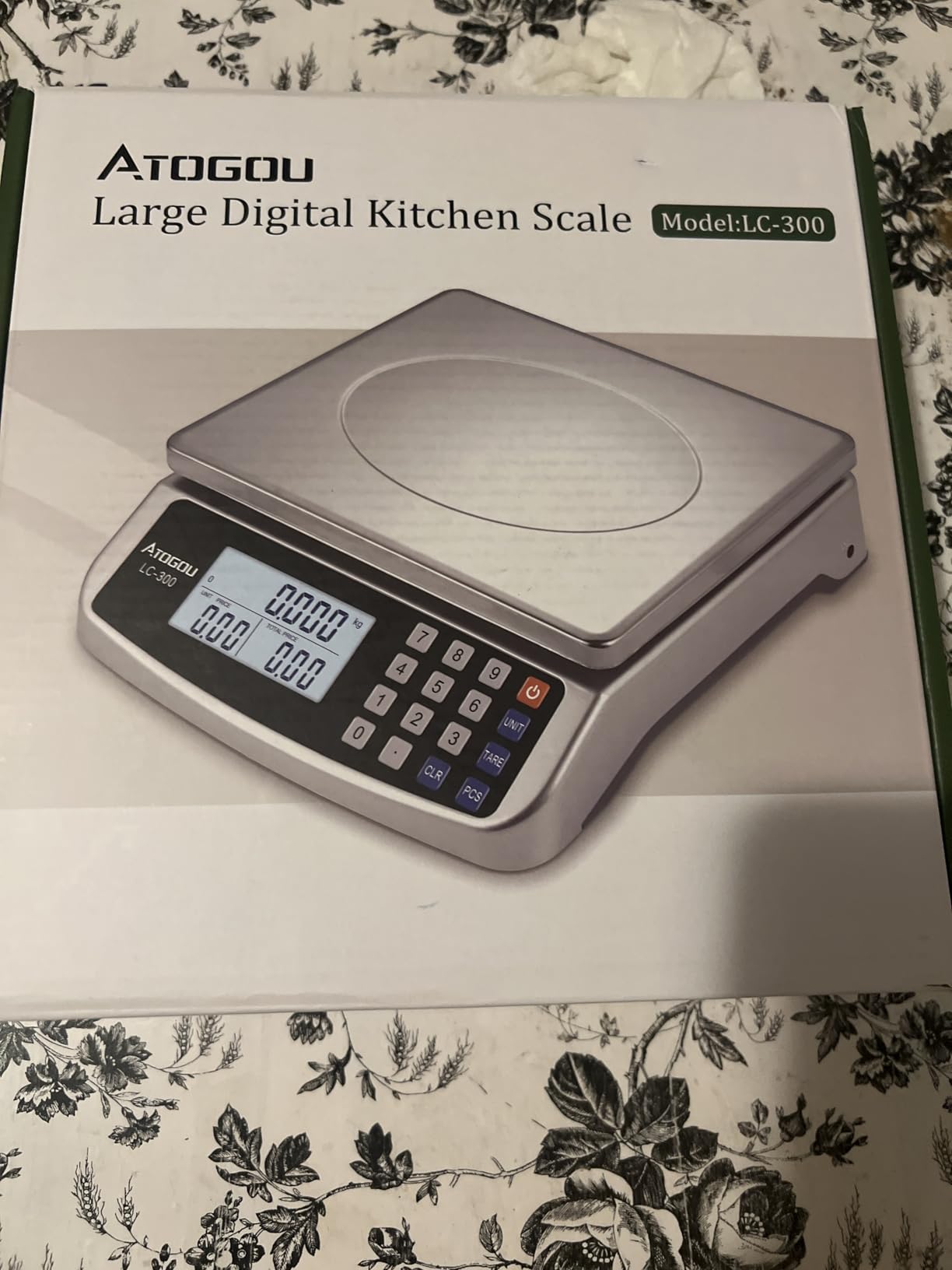Atogou 110lb Food Scale, Commercial Kitchen Scale with Price Computing customer photo 2