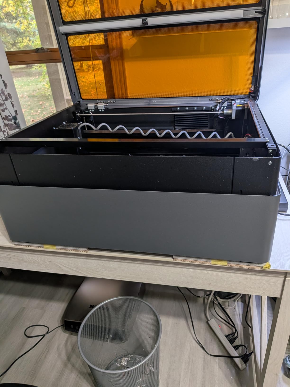 WECREAT Vision Pro 45W Laser Engraver and Cutter with Rotary Pro, HD Camera & Auto-Lifting, Laser Cutter Cuts 1” Wood, Full Enclosure Laser Engraving Machine for Tumblers, Wood and Metal, Acrylic, etc customer photo 2