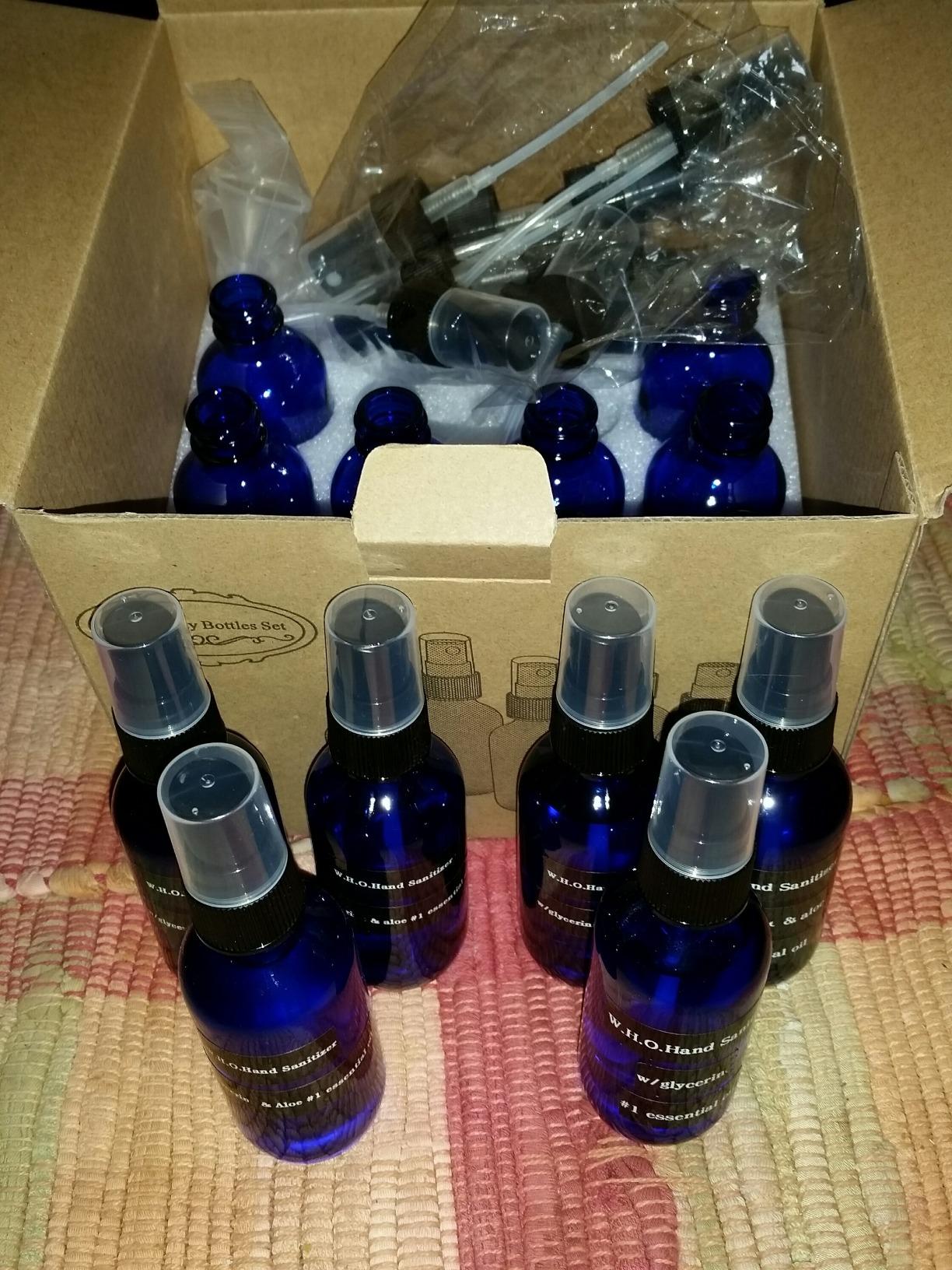Wedama Spray Bottle, 2 oz Fine Mist Glass Spray Bottles, Little Refillable Liquid Containers for Watering Flowers Cleaning (16 Pack Olive Green) customer photo 1