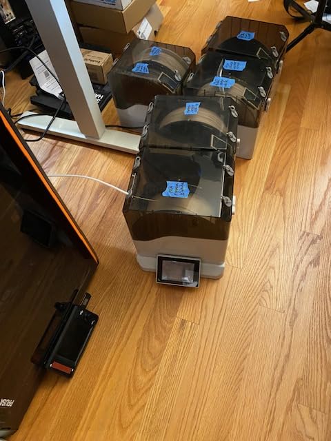 Chitu Systems E1 Filament Dryer 4 Spools, Auto-Humidity Hold, Independent Control with 2 Removable Chambers for Nylon, ABS, TPU, PETG, PLA 3D Printer Filament Drying, Compatible with AMS Lite customer photo 2