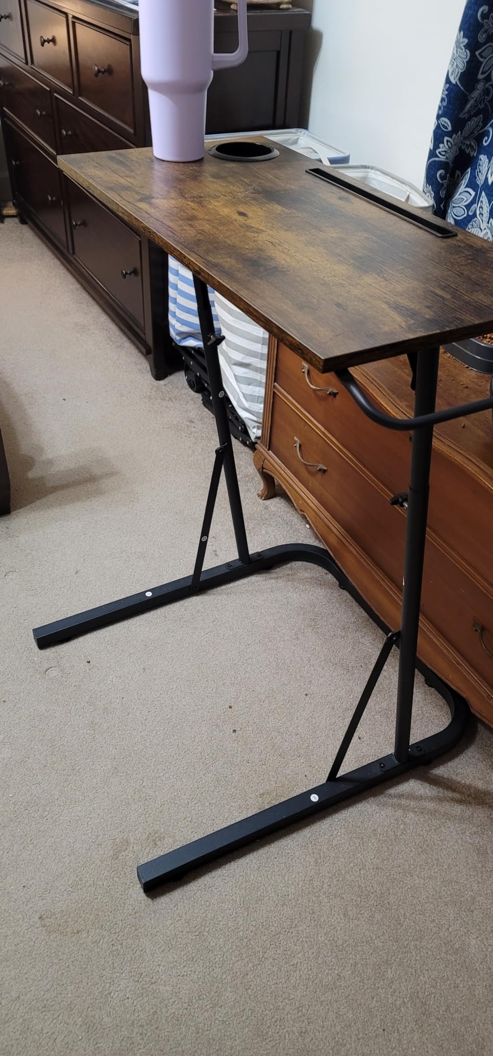 Weysat Walking Pad Desk, Adjustable Height Treadmill Desk, 31.5