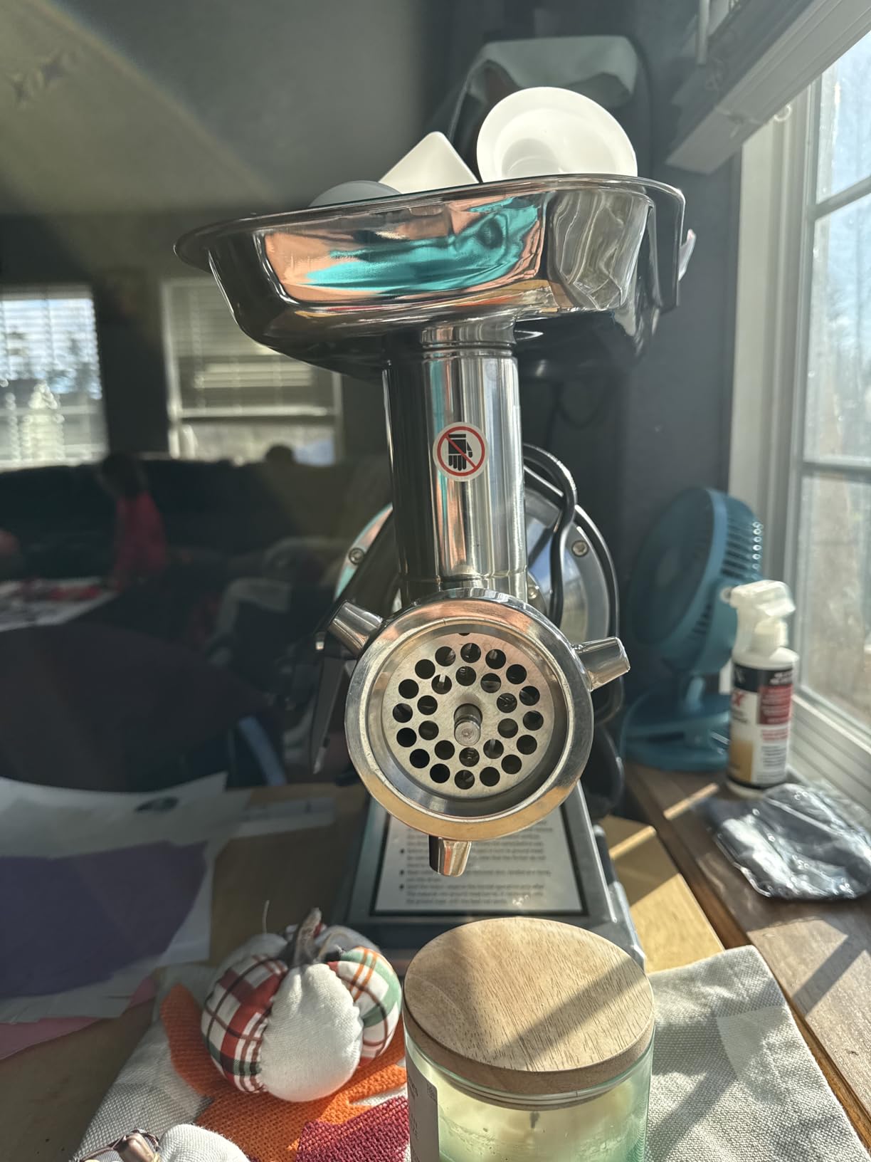 Commercial Meat Grinder #12C,0.9HP Electric Meat Grinder customer photo 1
