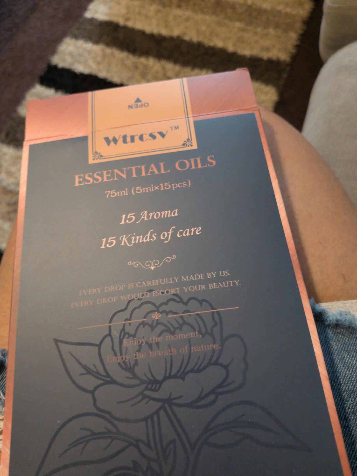 Essential Oils Set - Top 15 Scents for Diffuser, Humidifier, Skin Care, Aromatherapy, Massage, Candle & Soap Making - Fragrance Gift Set (5ml) customer photo 1