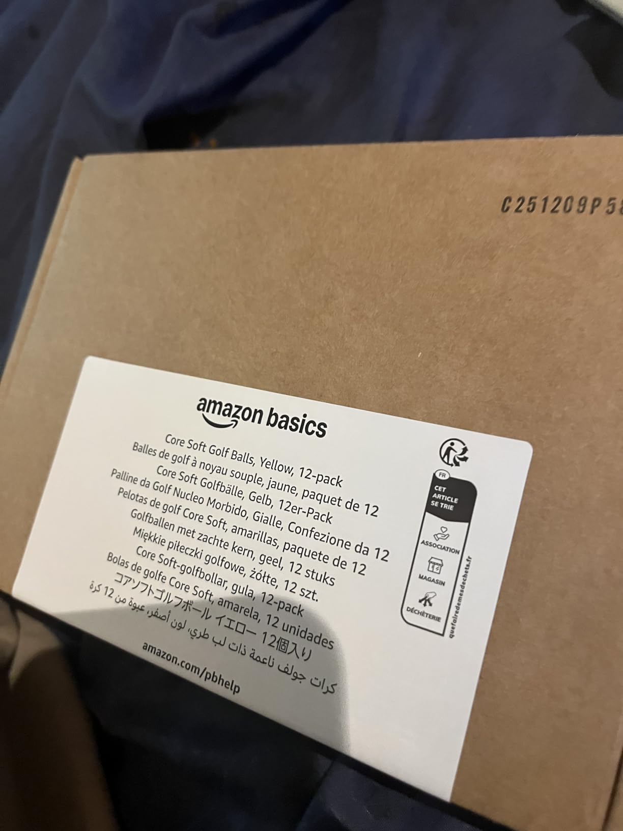 Amazon Basics Core Soft Golf Balls, Low Compression, Side Stamp Alignment customer photo 1