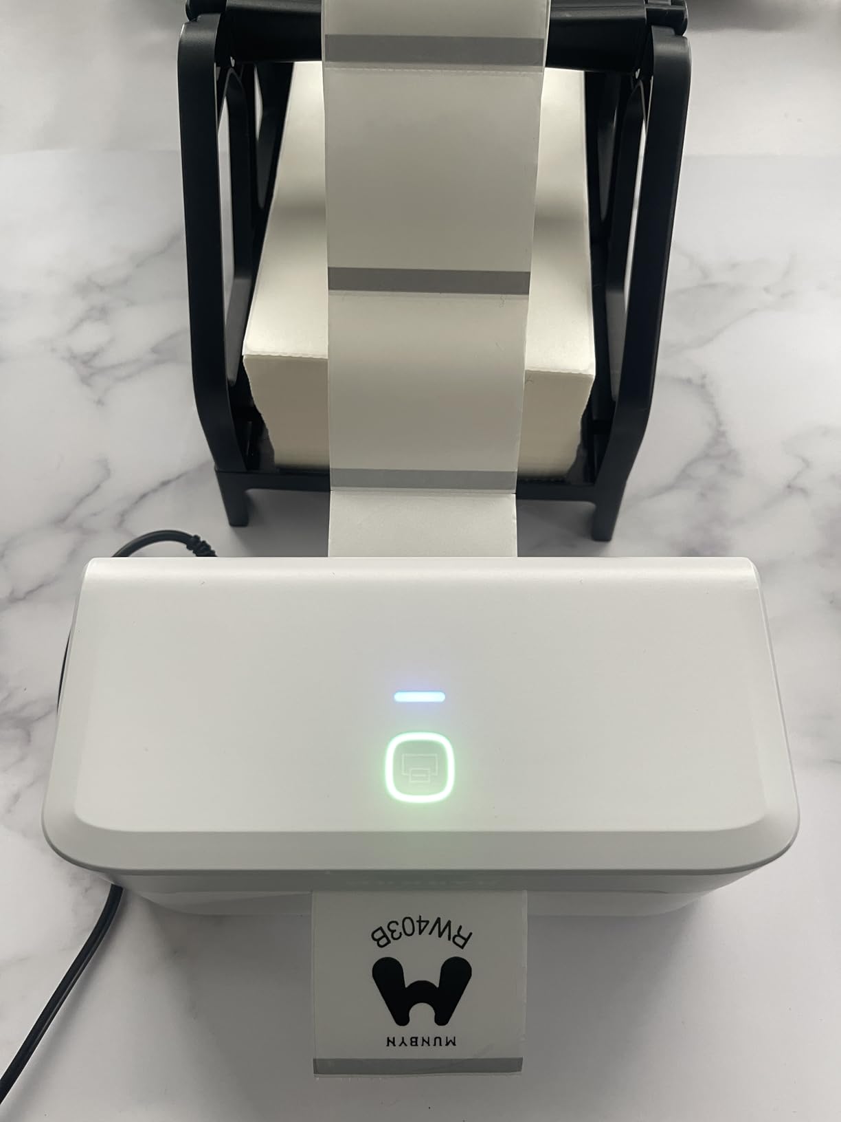 MUNBYN Bluetooth Thermal Label Printer, Wireless 4x6 Shipping Label Printer customer photo 1