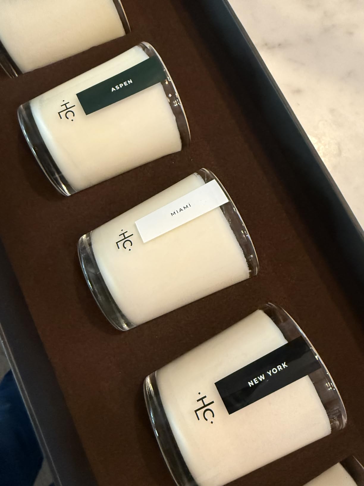 Hotel Lobby Votive Candle Set - 5x2.5oz 100% Soy Wax with Signature, New York, Miami, Aspen, and Blue Skies Scents customer photo 1