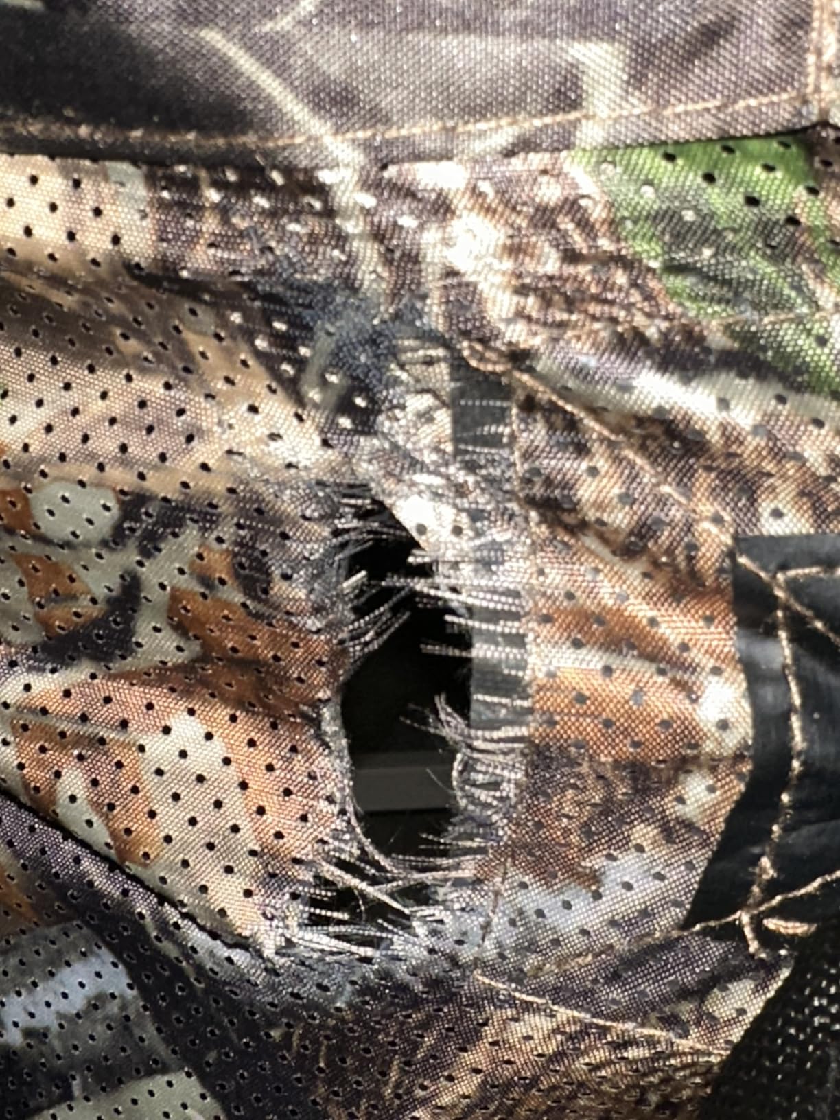 HUNTSEN Portable Hunting Blind - 270°/360°See Through with Floor Mat Dual Door customer photo 2