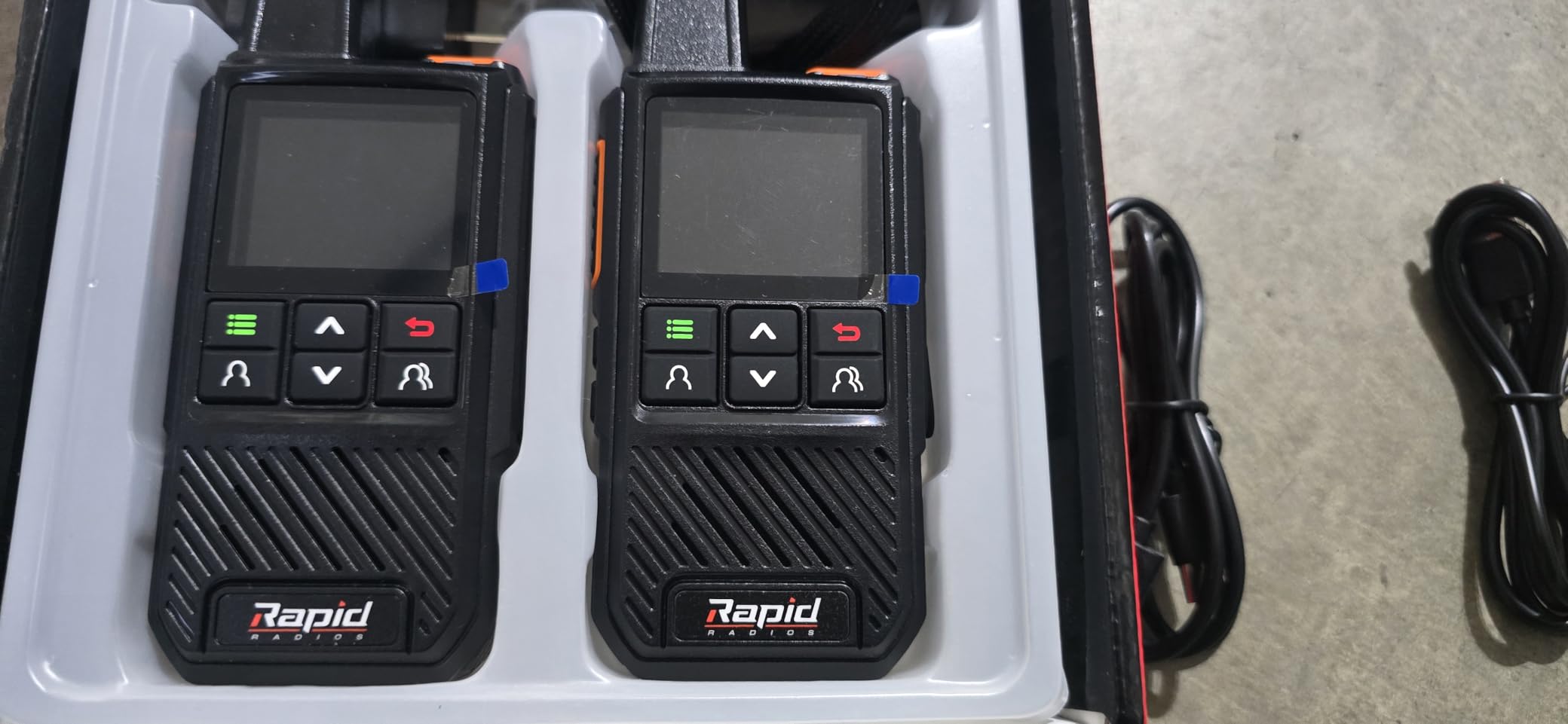 Rapid Radios G1 - Nationwide LTE Walkie-Talkies - Unlimited Range Cellular Push-to-Talk Two-Way Radios Set customer photo 1
