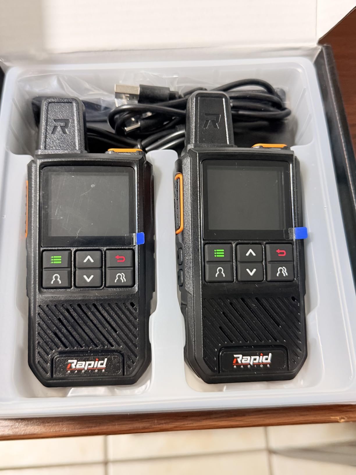 Rapid Radios G1 - Nationwide LTE Walkie-Talkies - Unlimited Range Cellular Push-to-Talk Two-Way Radios Set customer photo 2