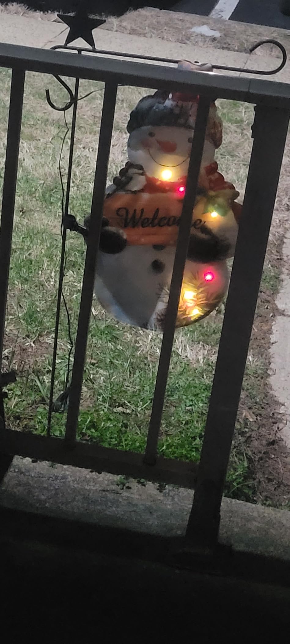 12x18 Lighted Christmas Snowman Garden Flag, Outdoor Decor customer photo 1