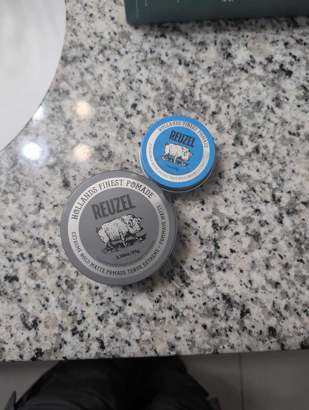 REUZEL Fiber Pomade 2026 Road Trip Set Strong Hold Hair Styling Pomade, Low Shine, Texturizing & Volumizing, Fuller Look, Firm Flexible & Reworkable Vegan. 3.38 + 1.3oz Free Travel Tin customer photo 1