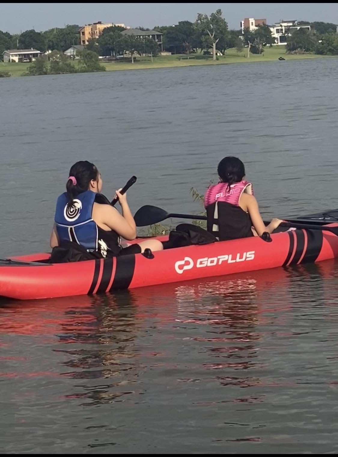 S AFSTAR Inflatable Kayak, 2 Person Canoe with 507 lbs Capacity, Drop-Stitch Floor, All Accessories & Carry Bag, 12.5 ft Large Sit in Tandem Kayak for Fishing, Camping & Exploring for Adults customer photo 2