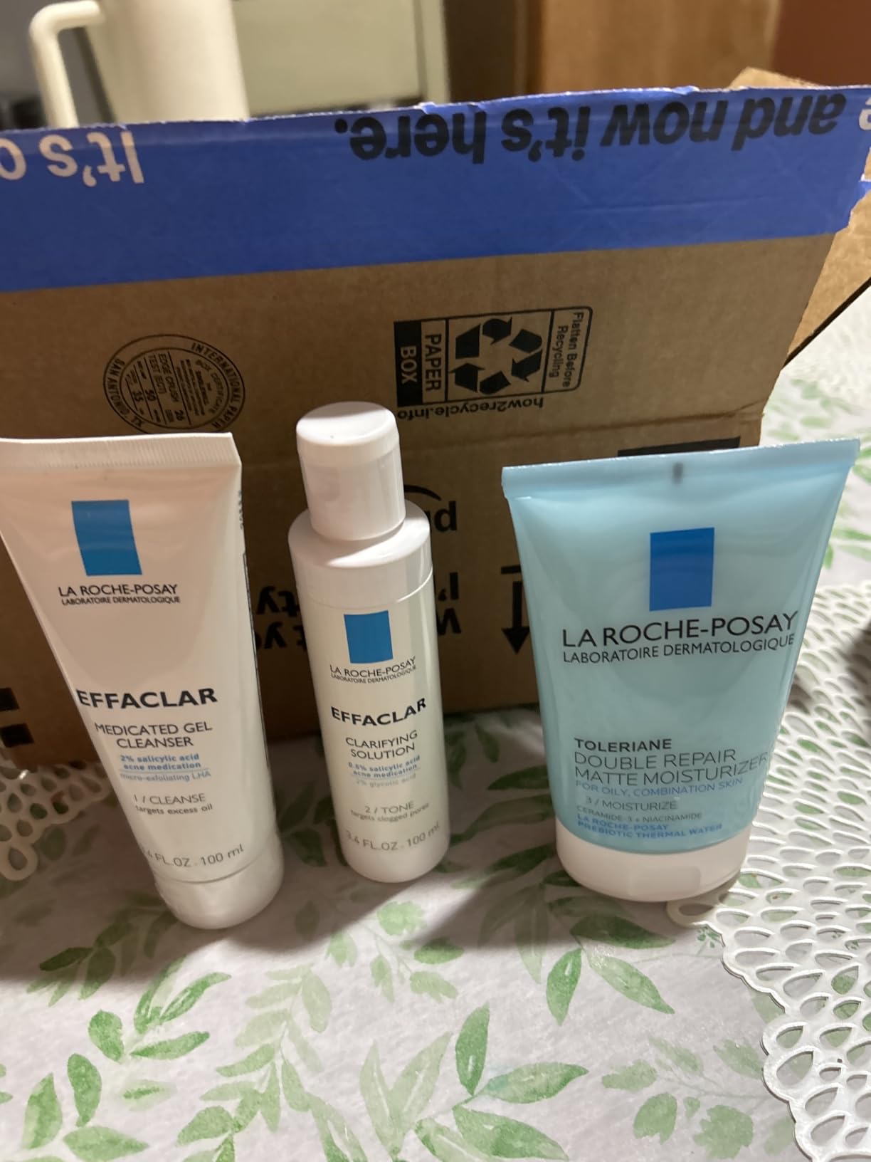 La Roche-Posay Effaclar Daily Acne Kit with Cleanser, Toner & Moisturizer customer photo 1