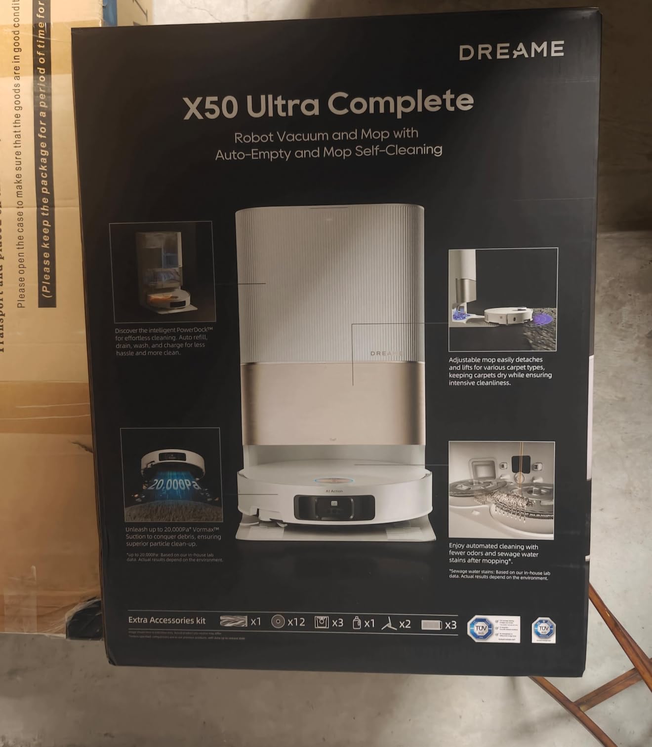 dreame X50 Ultra Complete Robot Vacuum with Self-Cleaning & Emptying customer photo 2