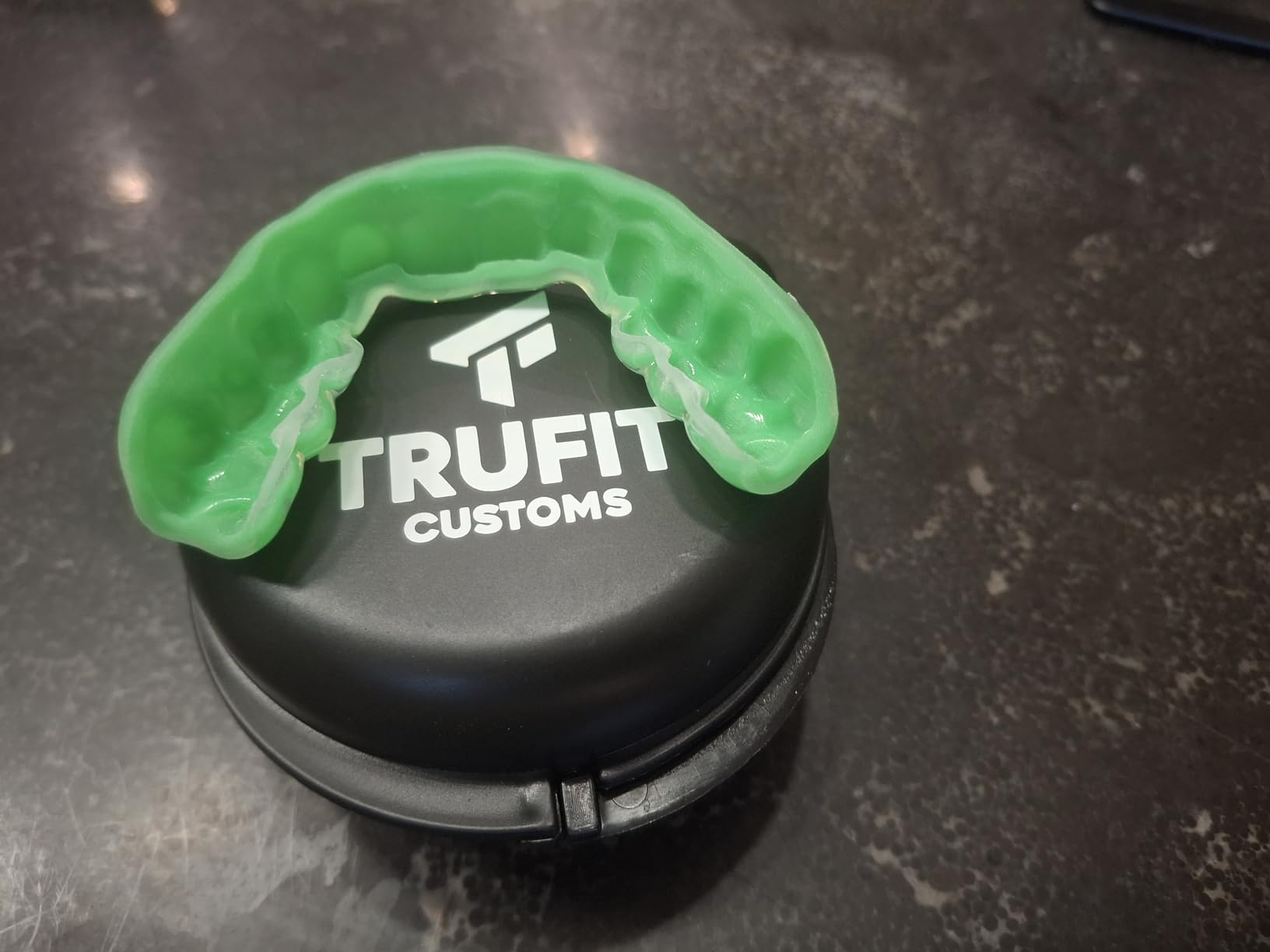 TRUFIT - Custom Sports Mouthguard, Football Mouth Guard, Custom Fit Mouth Guard, Boxing, Lacrosse, Hockey, MMA, Football, Dental Mouthpiece, Adult & Youth, Durable, BPA-Free, Slim, Comfortable Fit customer photo 2
