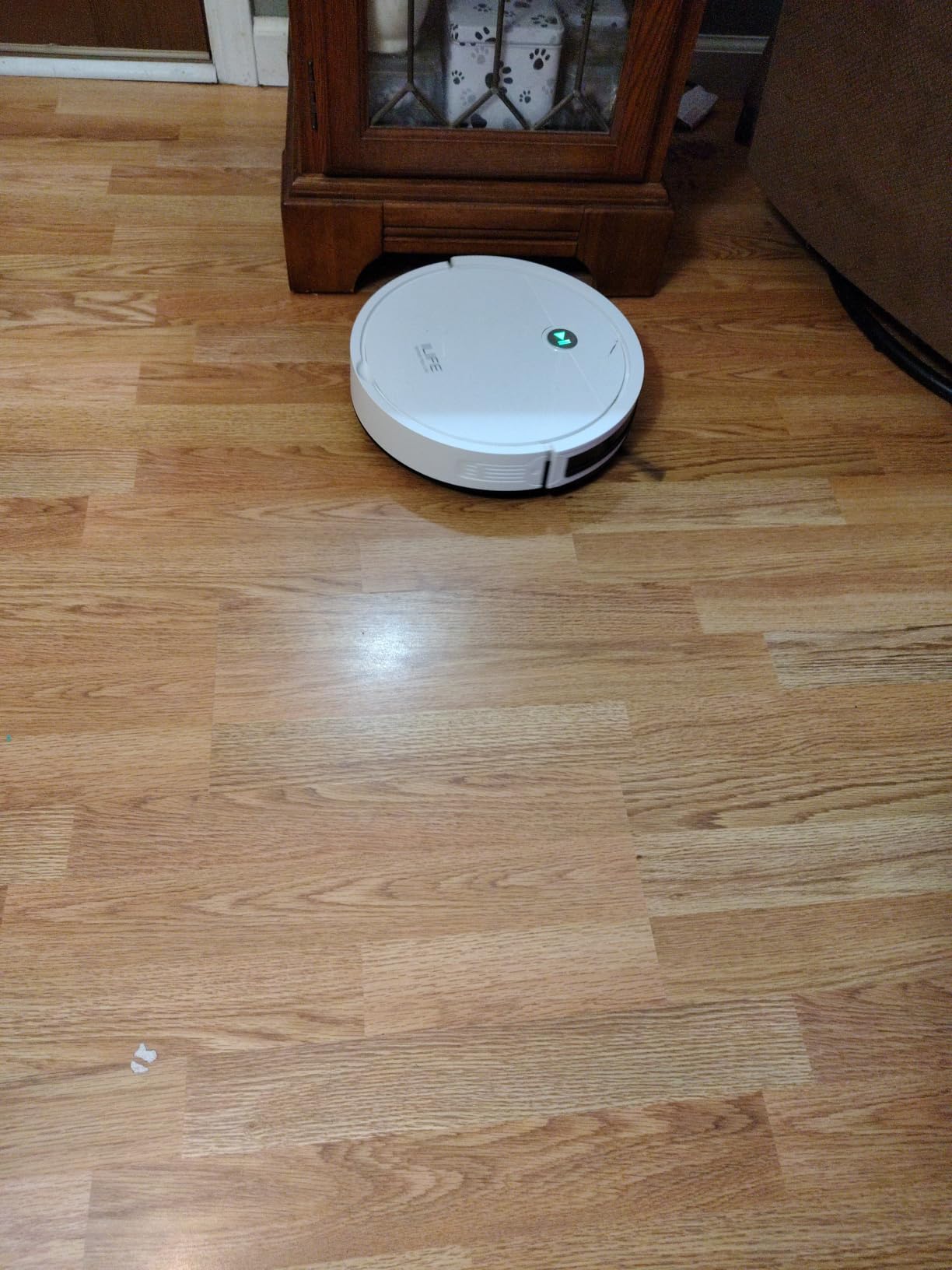 ILIFE V2 Robot Vacuum Cleaner, Tangle-Free Suction, White customer photo 2