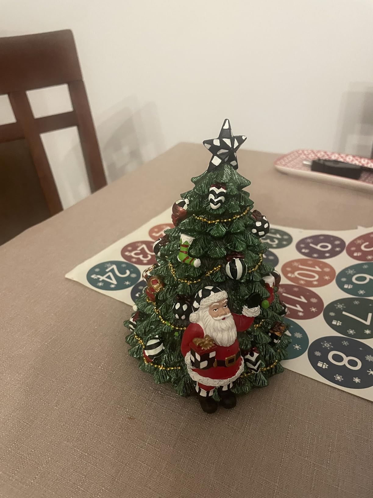 MACKENZIE-CHILDS Christmas Tree Rotating Music Box, Christmas Musical Box for Holiday Decor, Courtly Christmas customer photo 1