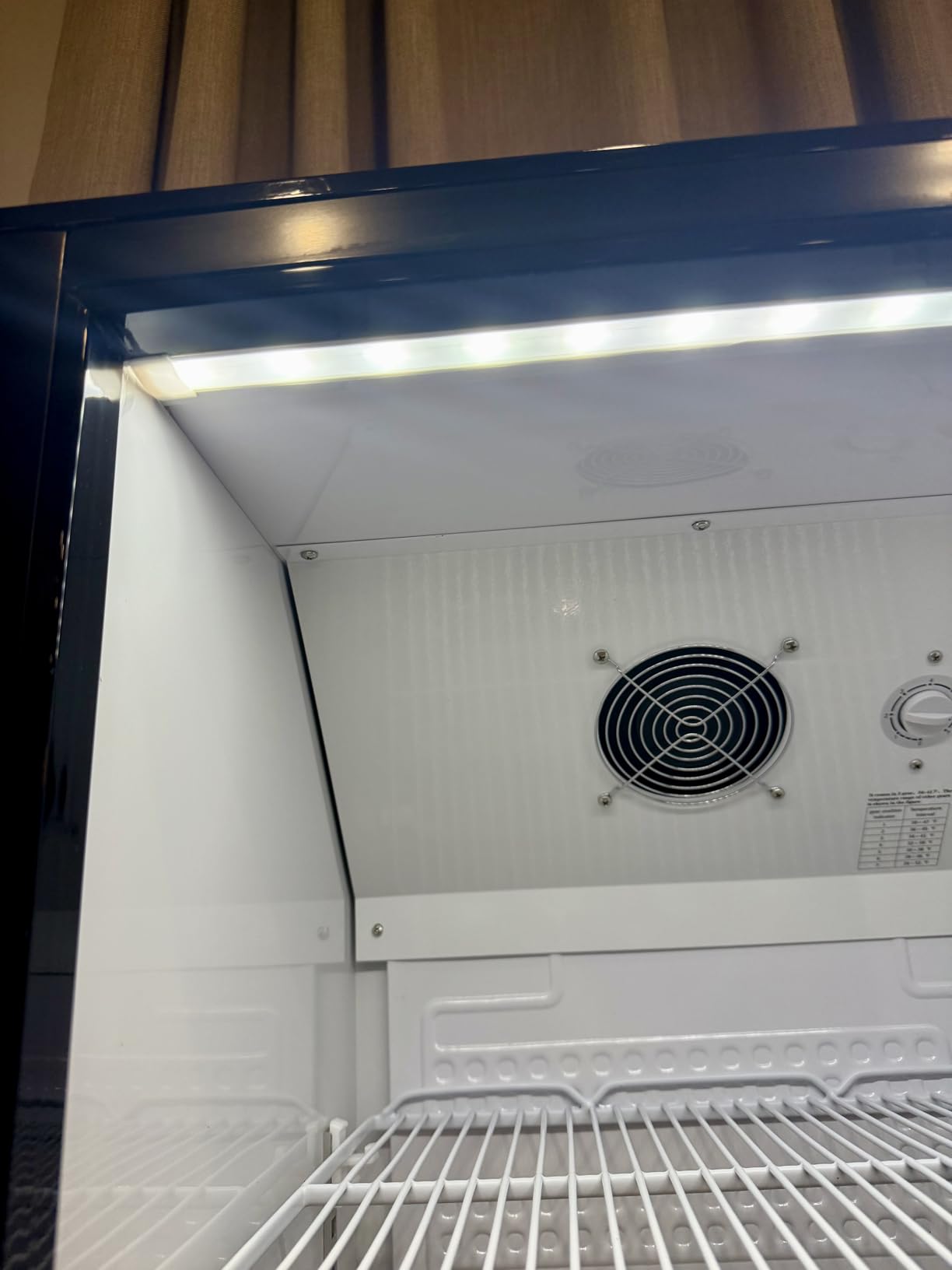 10.5 Cu.Ft Back Bar Cooler, 3 Hinged Glass Doors, ETL customer photo 1