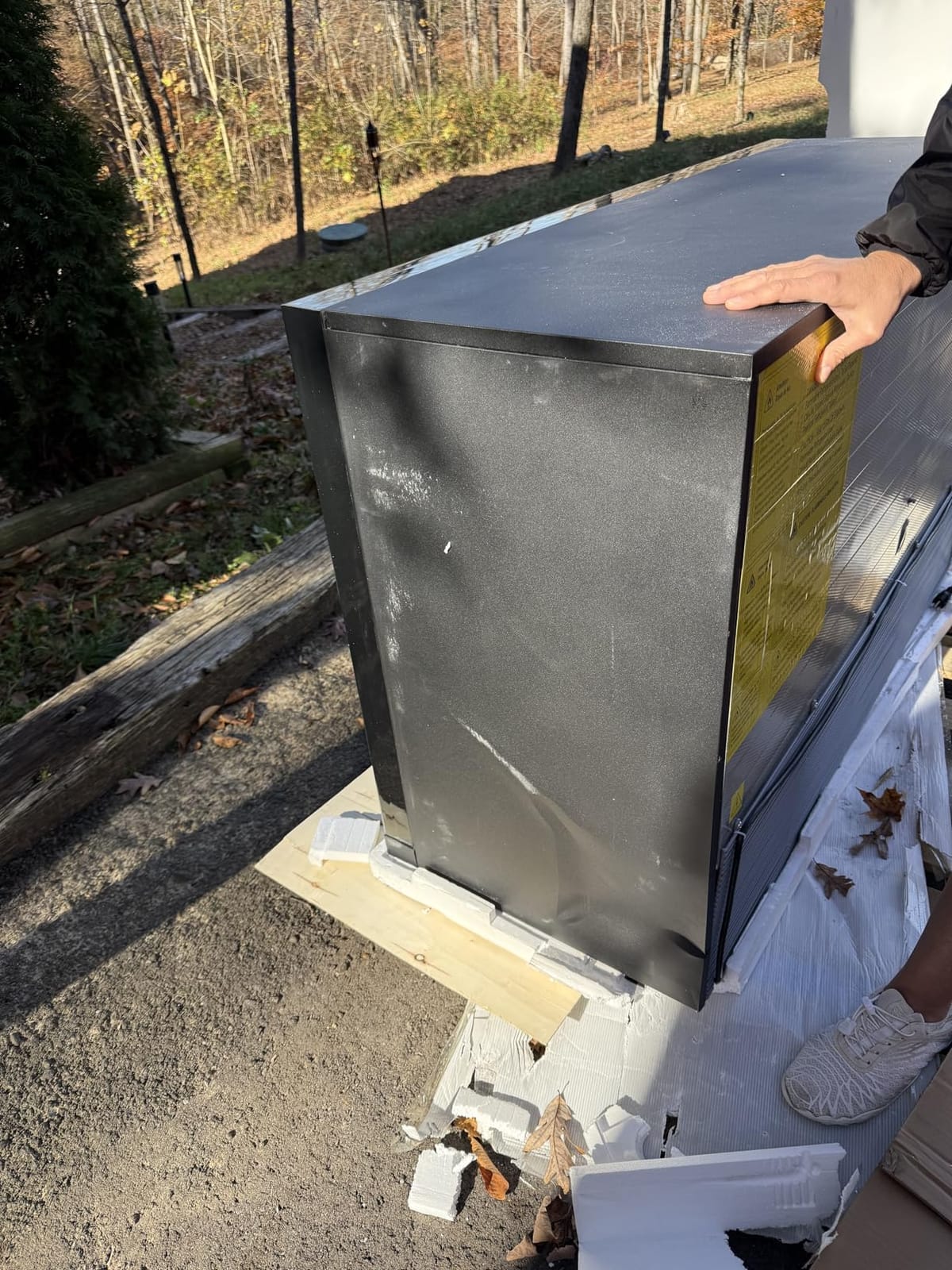 10.5 Cu.Ft Back Bar Cooler, 3 Hinged Glass Doors, ETL customer photo 2