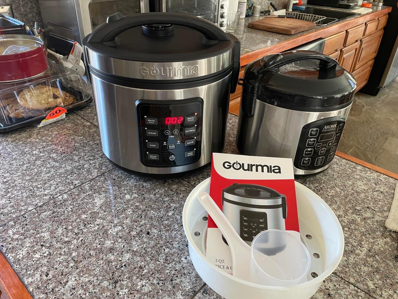 Gourmia Rice Cooker – 10 Cup Uncooked / 20 Cup Cooked, Stainless Steel customer photo 1