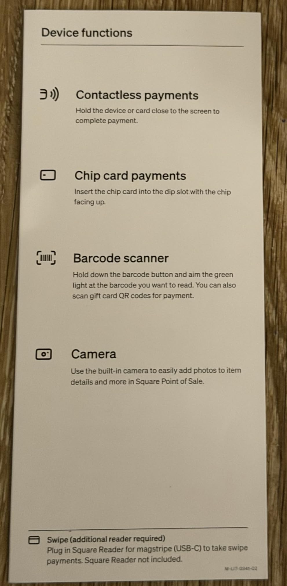 Square Handheld - Portable POS - Credit Card Machine to Accept Payments for Restaurants, Retail, Beauty, and Professional Services customer photo 2