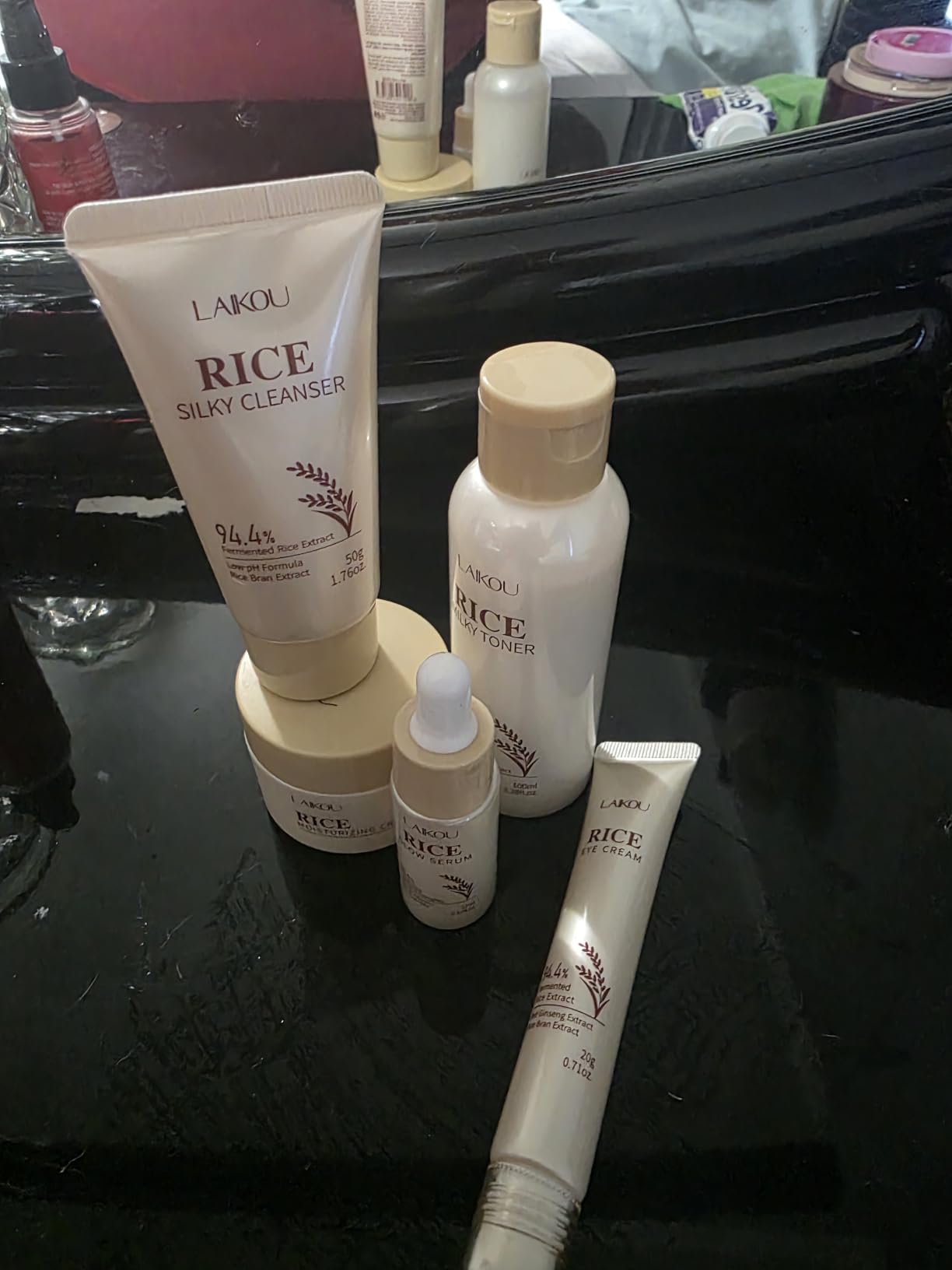 LAIKOU Skin Care Set, Korean Skin Care - Korean Beauty for Women - 5pcs customer photo 1