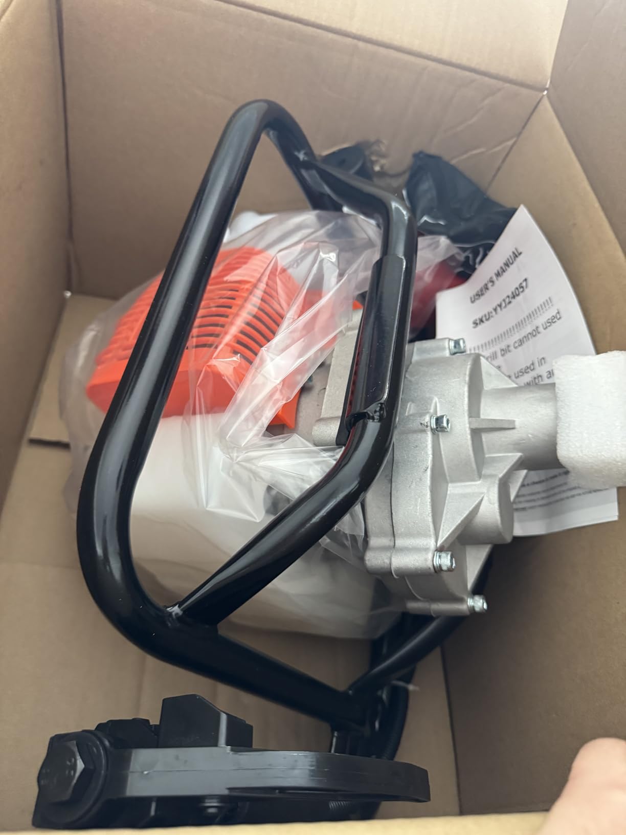 Baotree 62cc Gas Powered Post Hole Digger, Earth Auger with 6