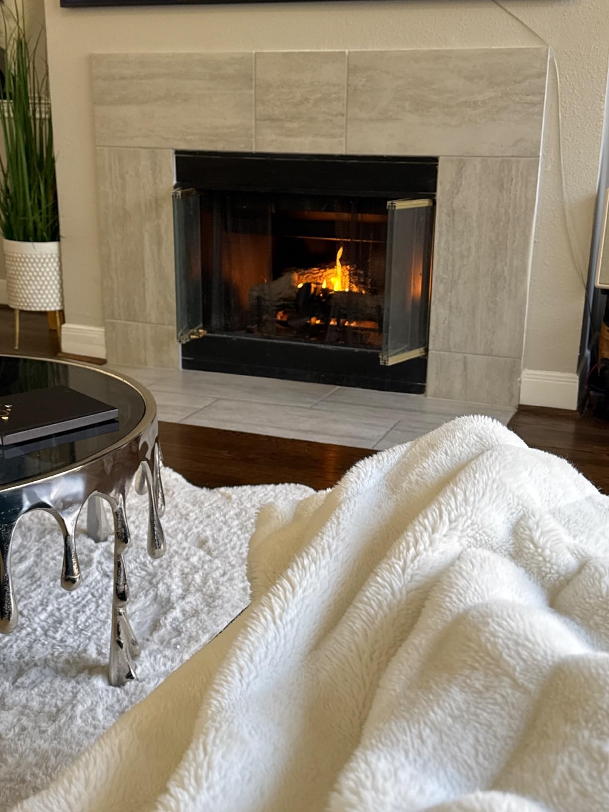 Tomersun Wood Stove Fan Heat Powered Stove Fan Heater Fireplace Fan for/Pellet/Wood Burner/Fireplace, with Thermometer customer photo 1