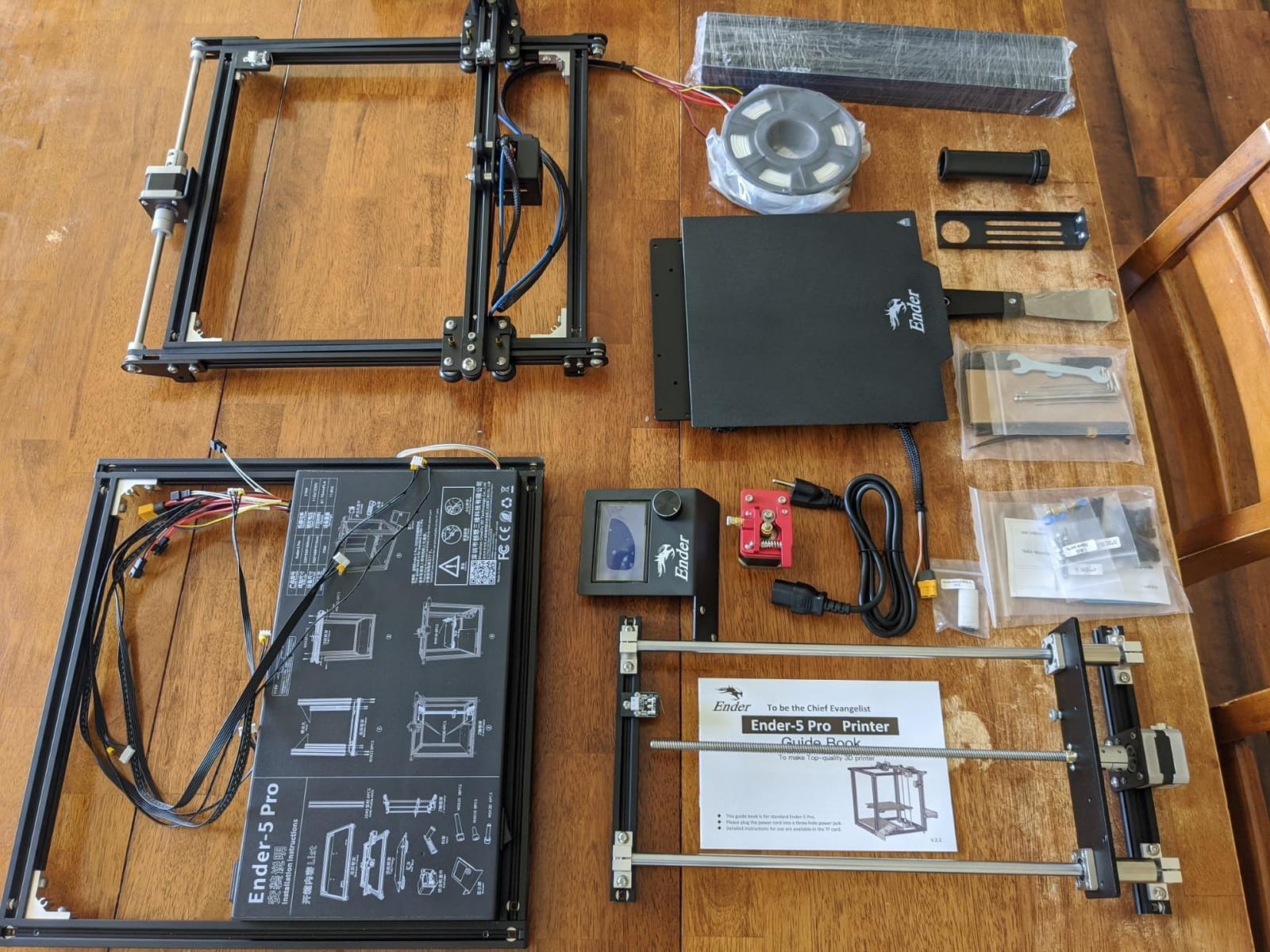 Creality Ender 3 V3 Plus 3D Printer, CoreXZ 600mm/s High-Speed Auto Leveling Direct Drive Extruder Stable Metal Build Tri-Metal Nozzle Ender 3D Printer Large Print Size 11.8x11.8x13.0in customer photo 1