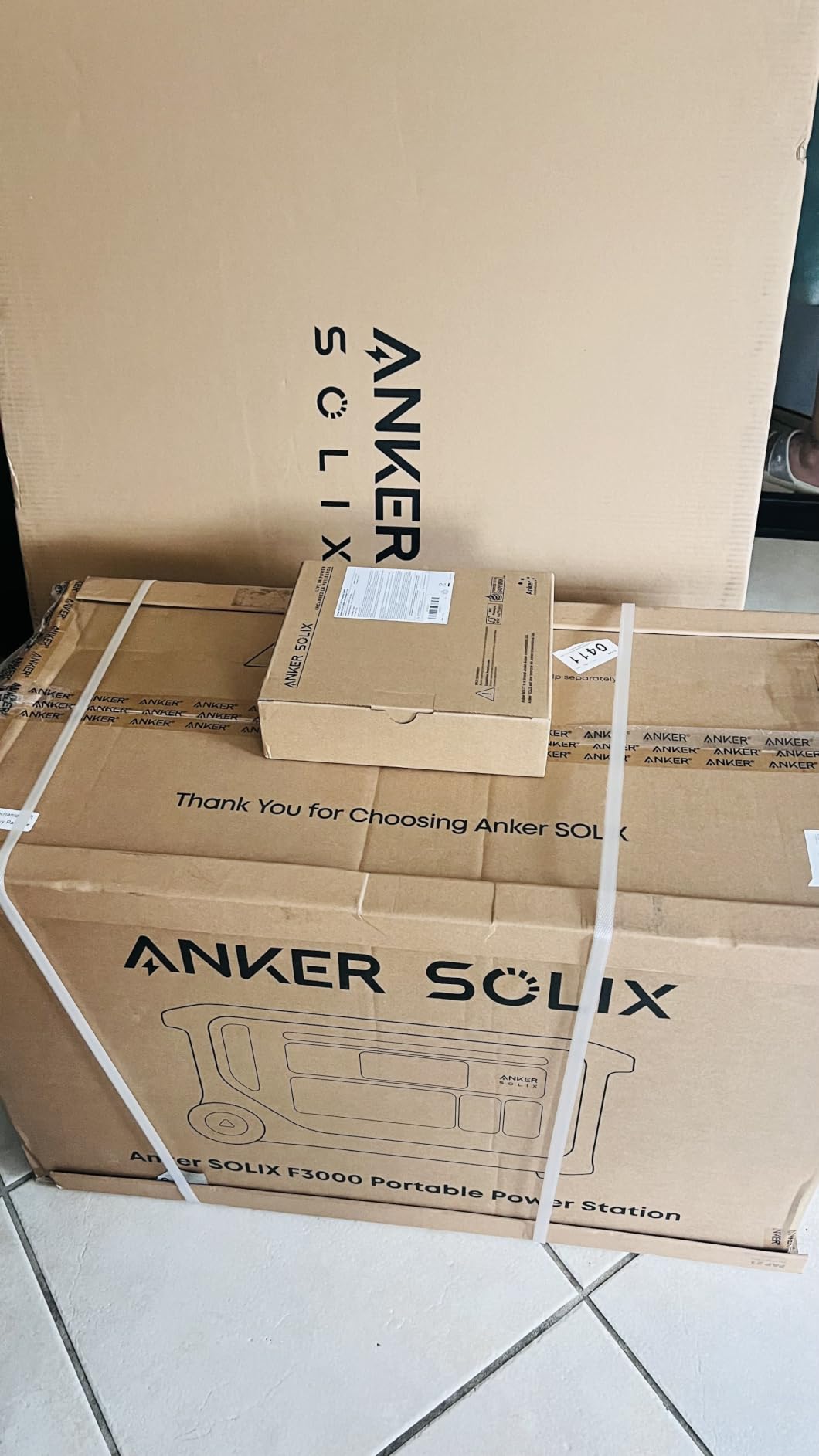 Anker SOLIX F3000 Portable Power Station, 3,072Wh, 6,000W, Solar Generators customer photo 1